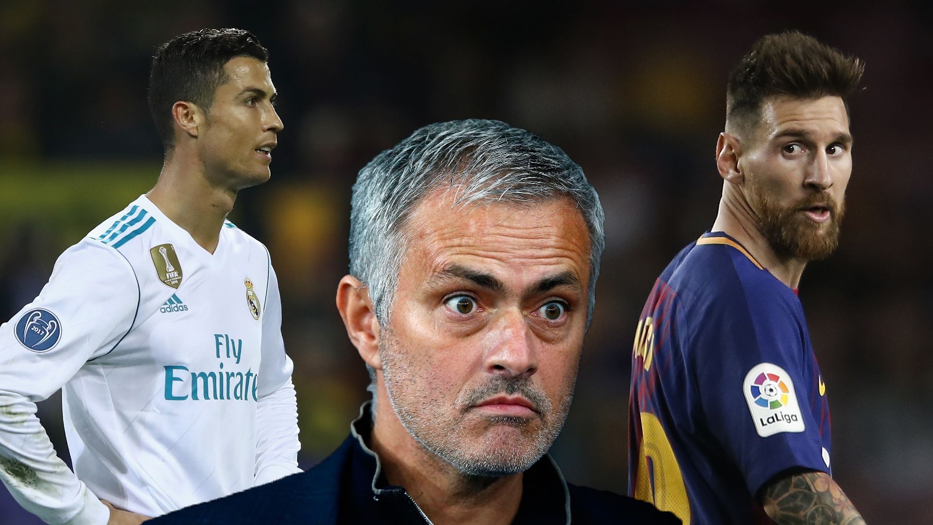 Ronaldo, Mourinho, Messi split