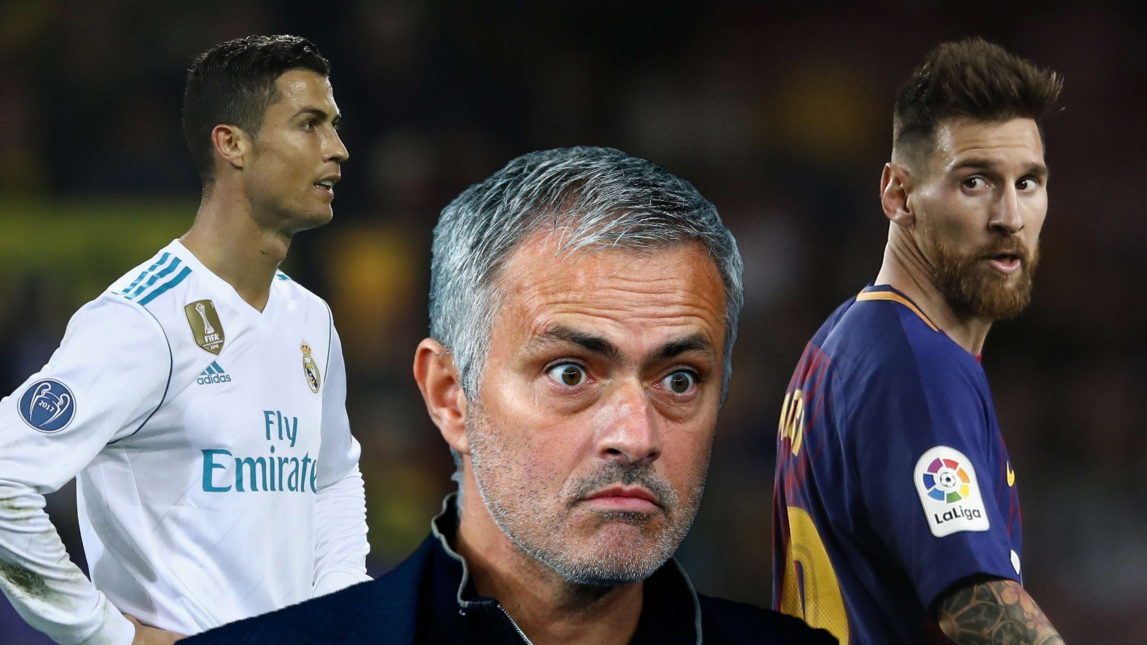 Ronaldo, Mourinho, Messi split