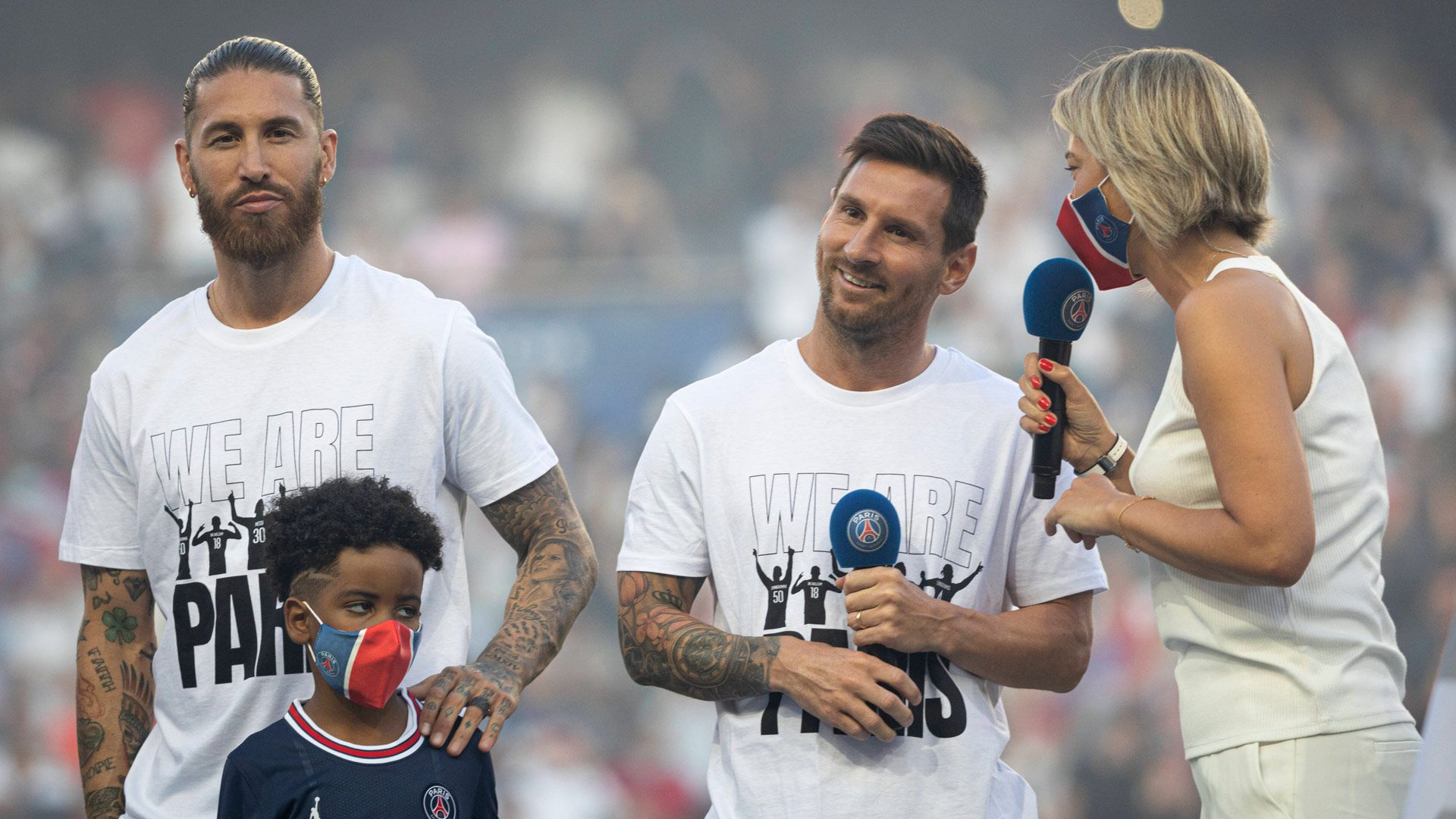 GER ONLY LIONEL LEO MESSI SERGIO RAMOS PSG 