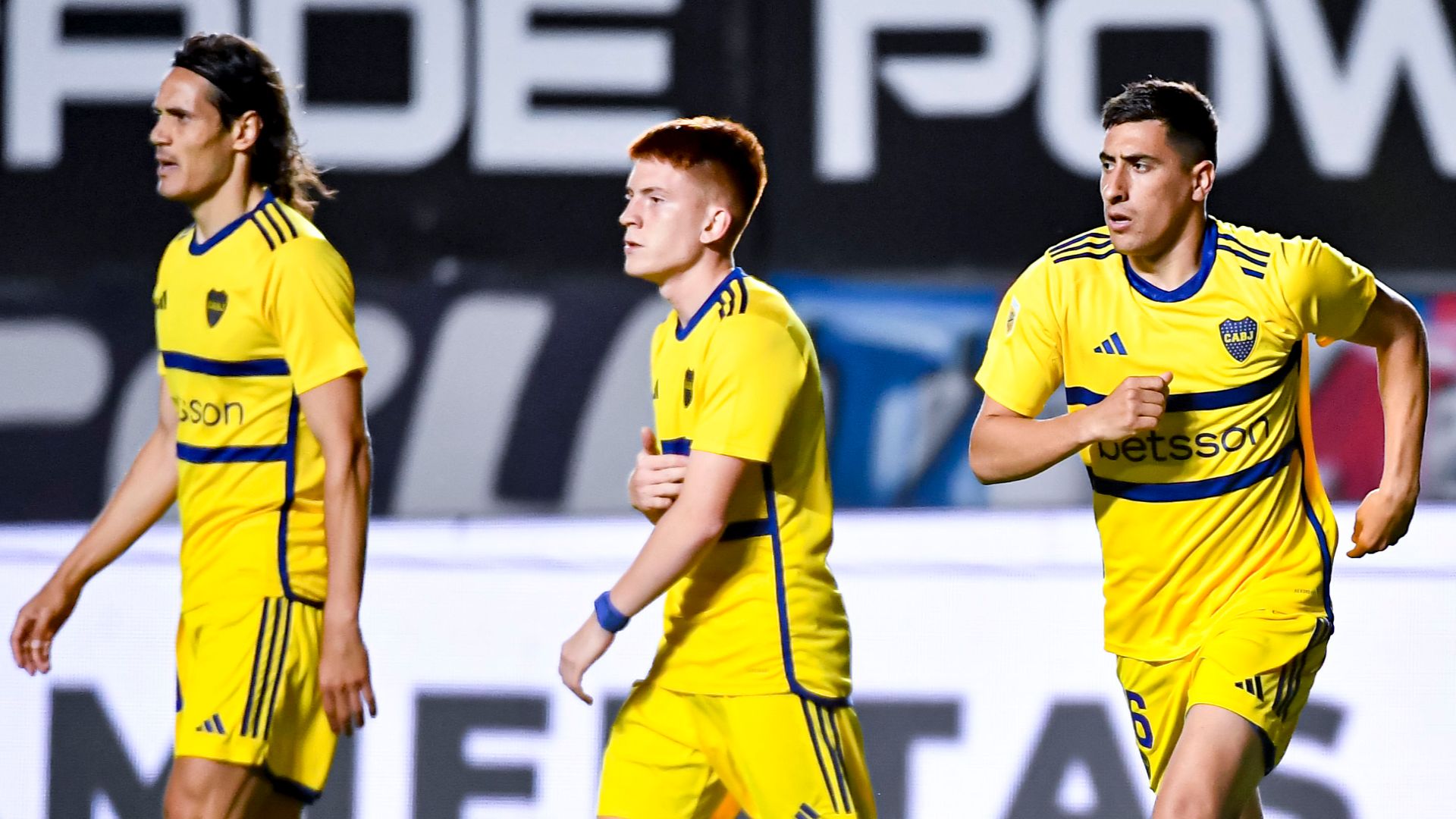 Edinson Cavani Valentin Barco Miguel Merentiel Boca San Lorenzo Copa de la Liga 08112023