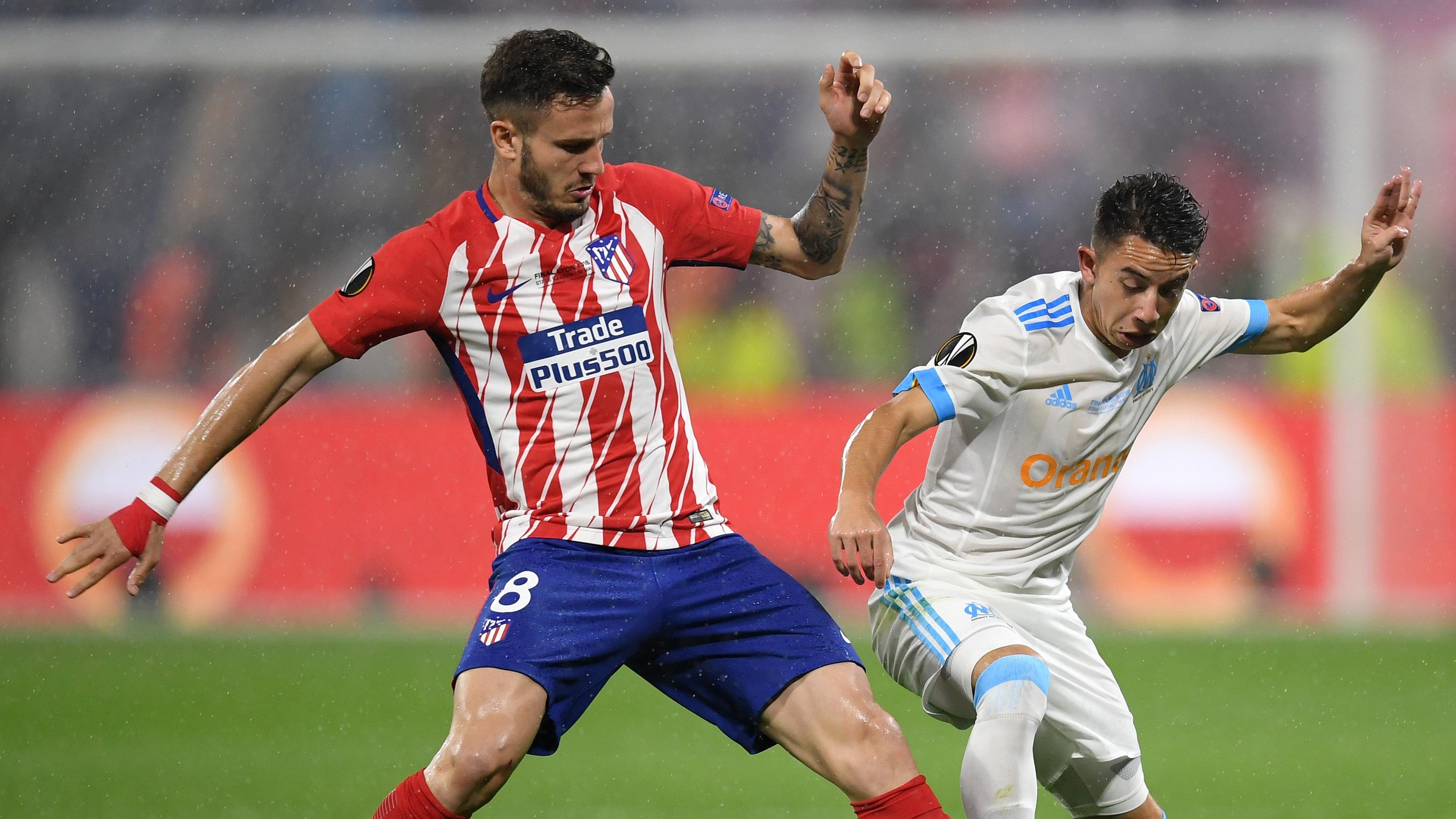 Saul Niguez Maxime Lopez Atletico de Madrid Olympique Marseille OM UEL 16052018