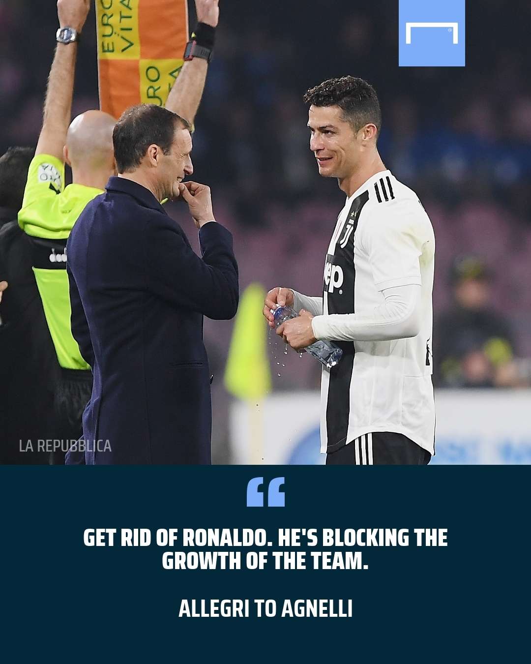 Cristiano Ronaldo Massimiliano Allegri Juventus GFX