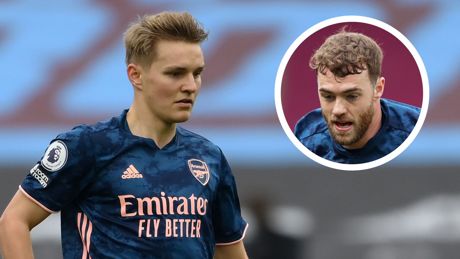 Martin Odegaard Calum Chambers
