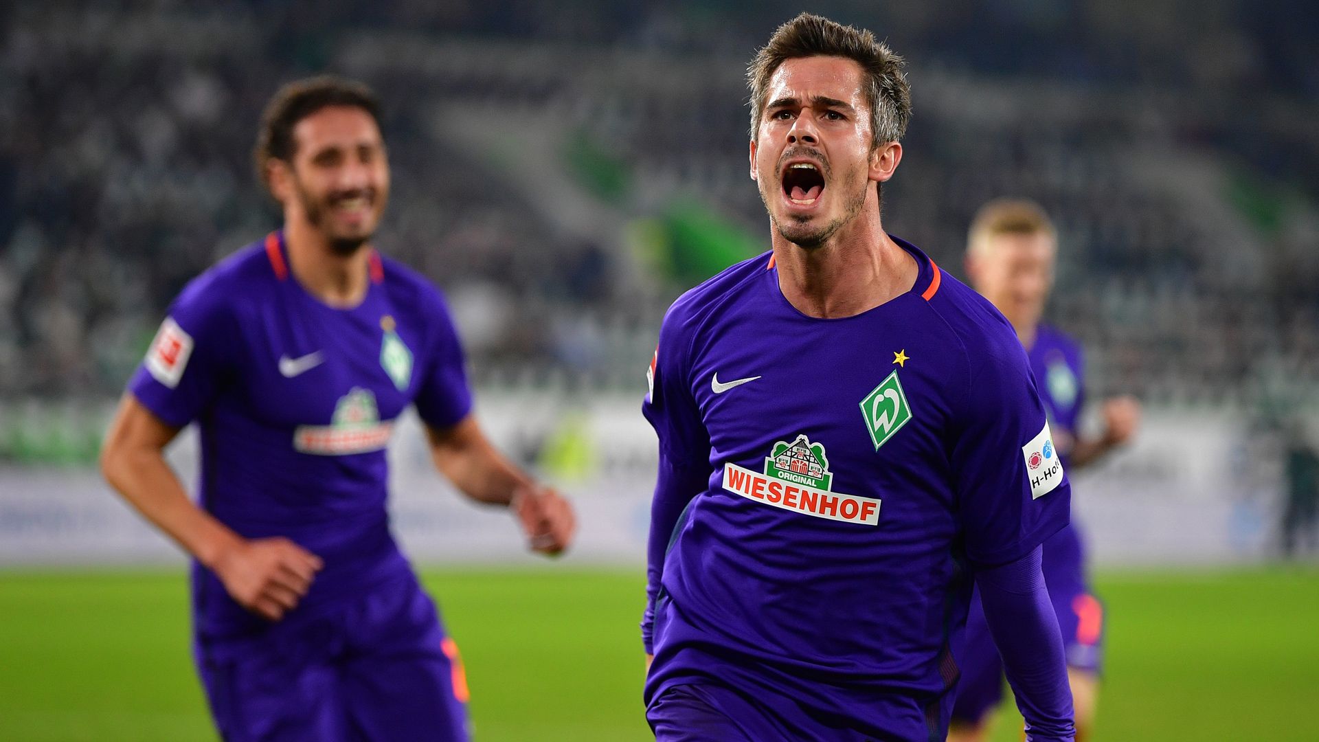 Fin Bartels, Wolfsburg - Werder Bremen, Bundesliga, 09192017