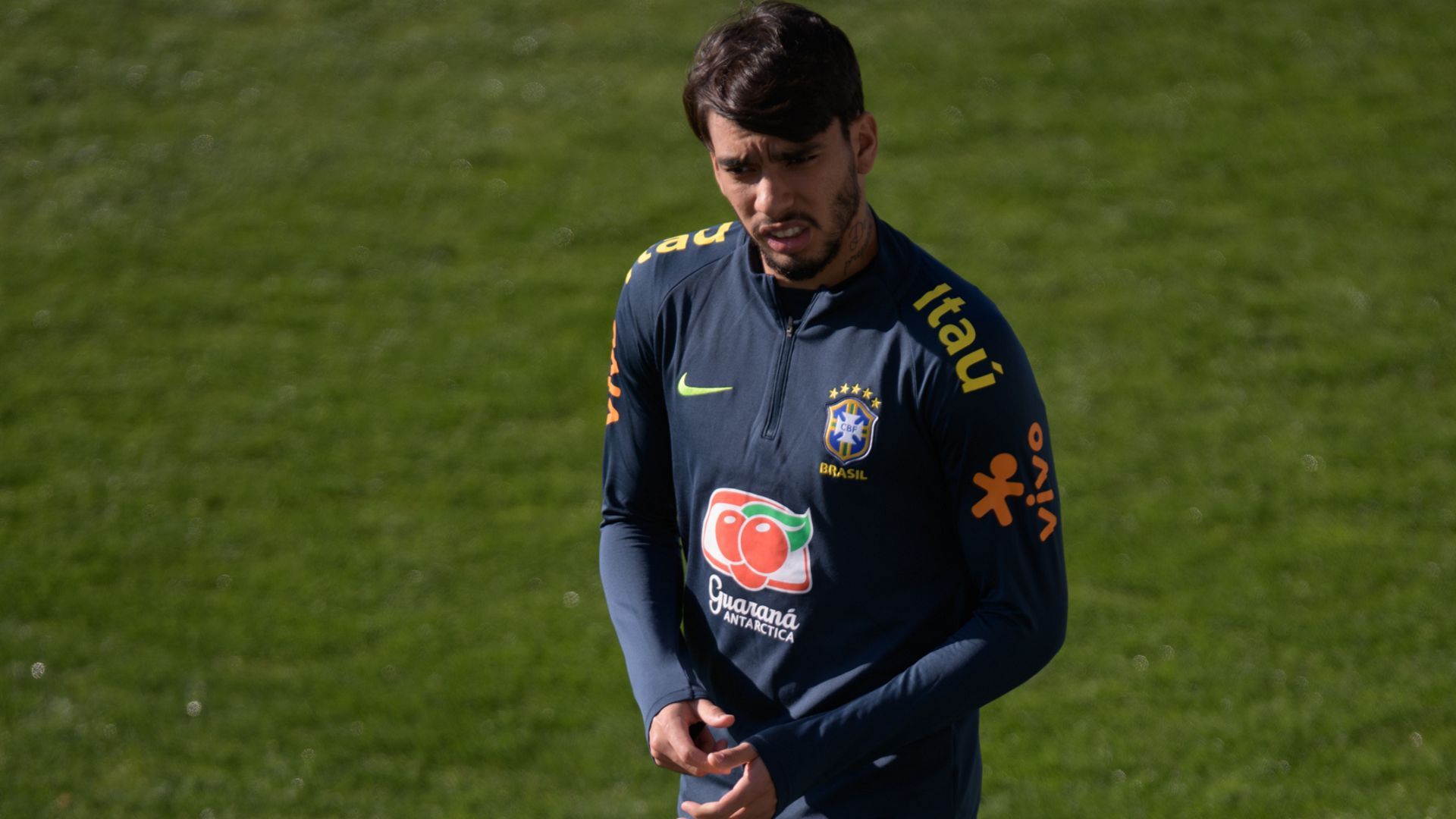 Lucas Paqueta treino Brasil 21032019