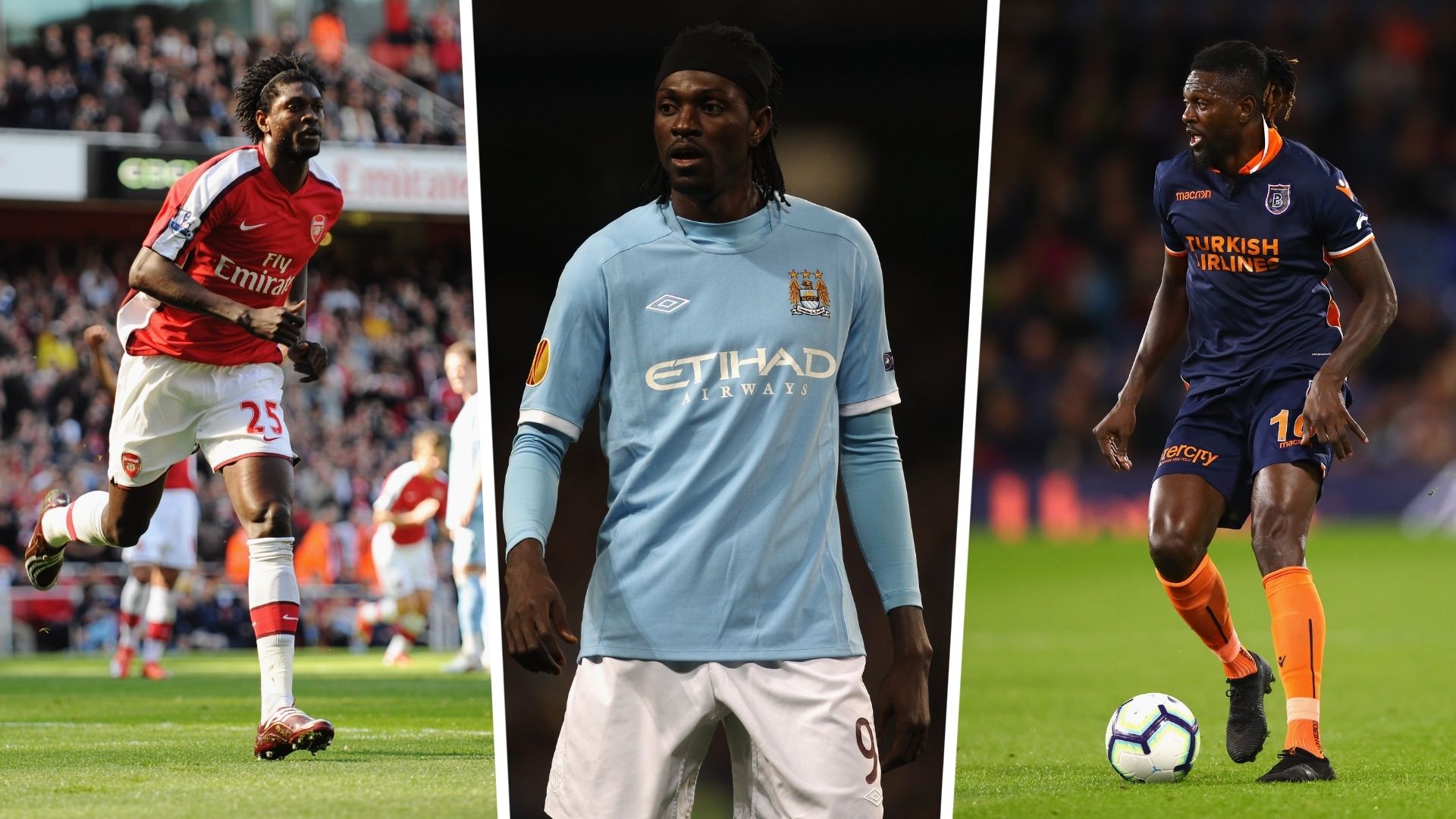 Emmanuel Adebayor Arsenal Manchester City Tottenham GFX