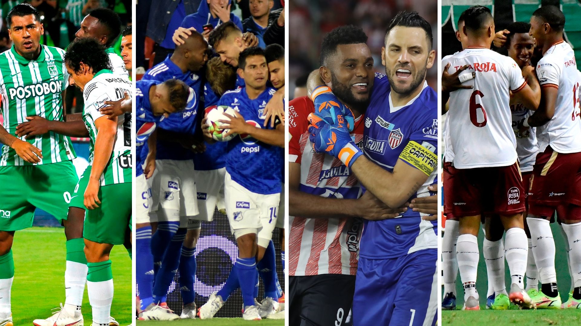 Atlético Nacional Millonarios Junior Tolima Liga BetPlay 2022