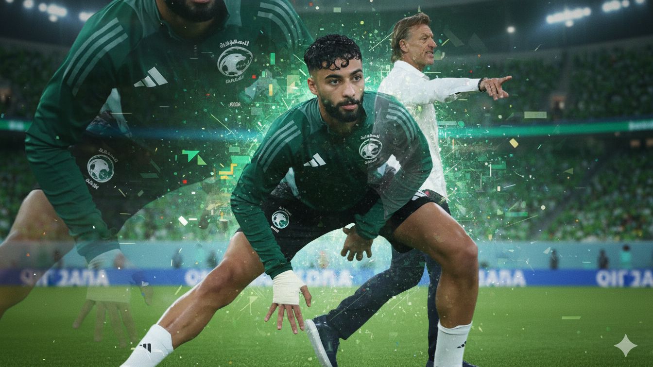 Herve Renard Saleh Abu Al Shamat Saudi KSA GOAL ONLY