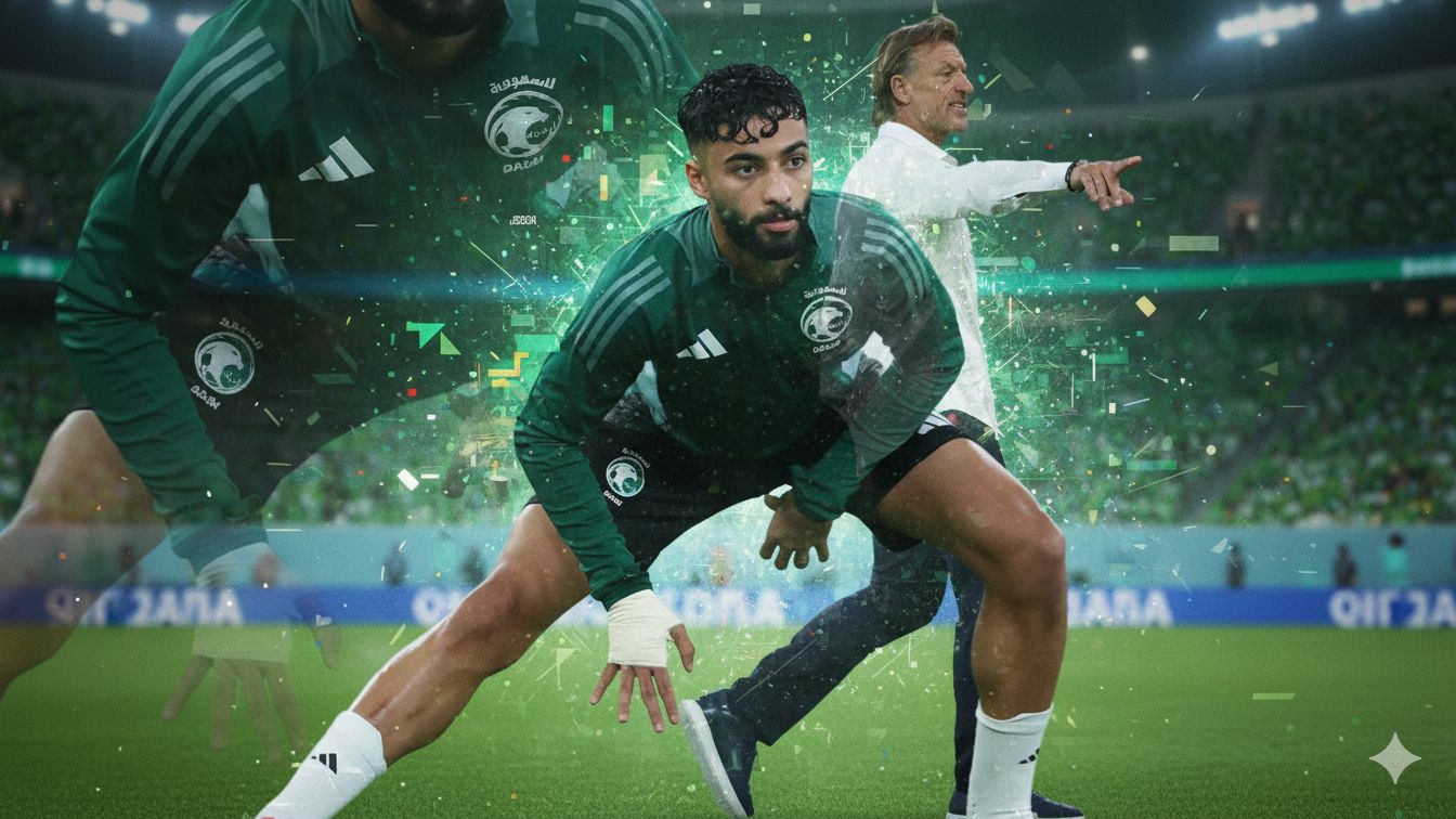 Herve Renard Saleh Abu Al Shamat Saudi KSA GOAL ONLY