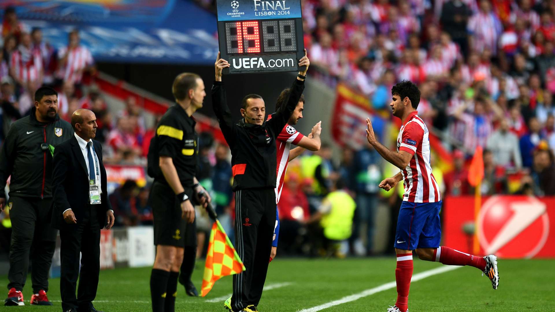 Diego Costa Adrián Atlético de Madrid Real Madrid Final Uefa Champions League 2014
