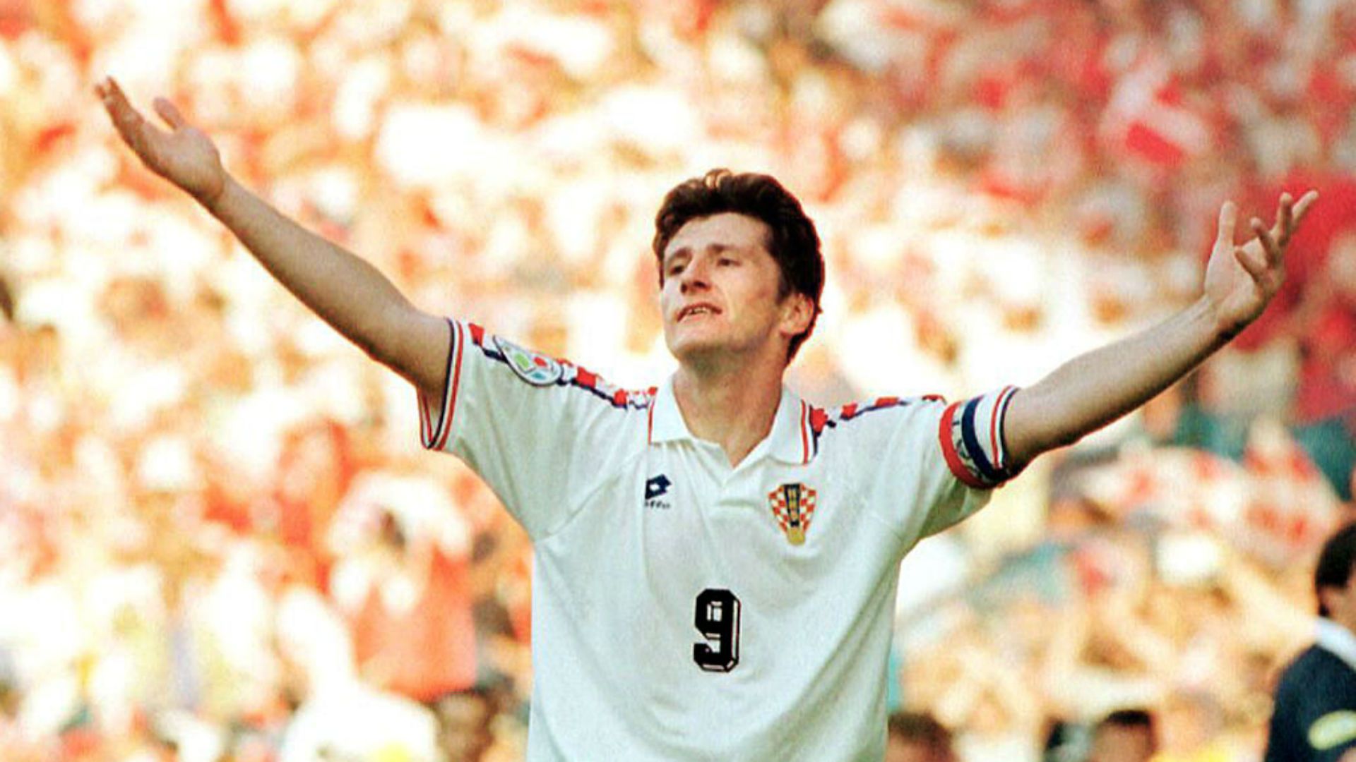 davor suker - croatia 3 denmark 0 - euro 1996