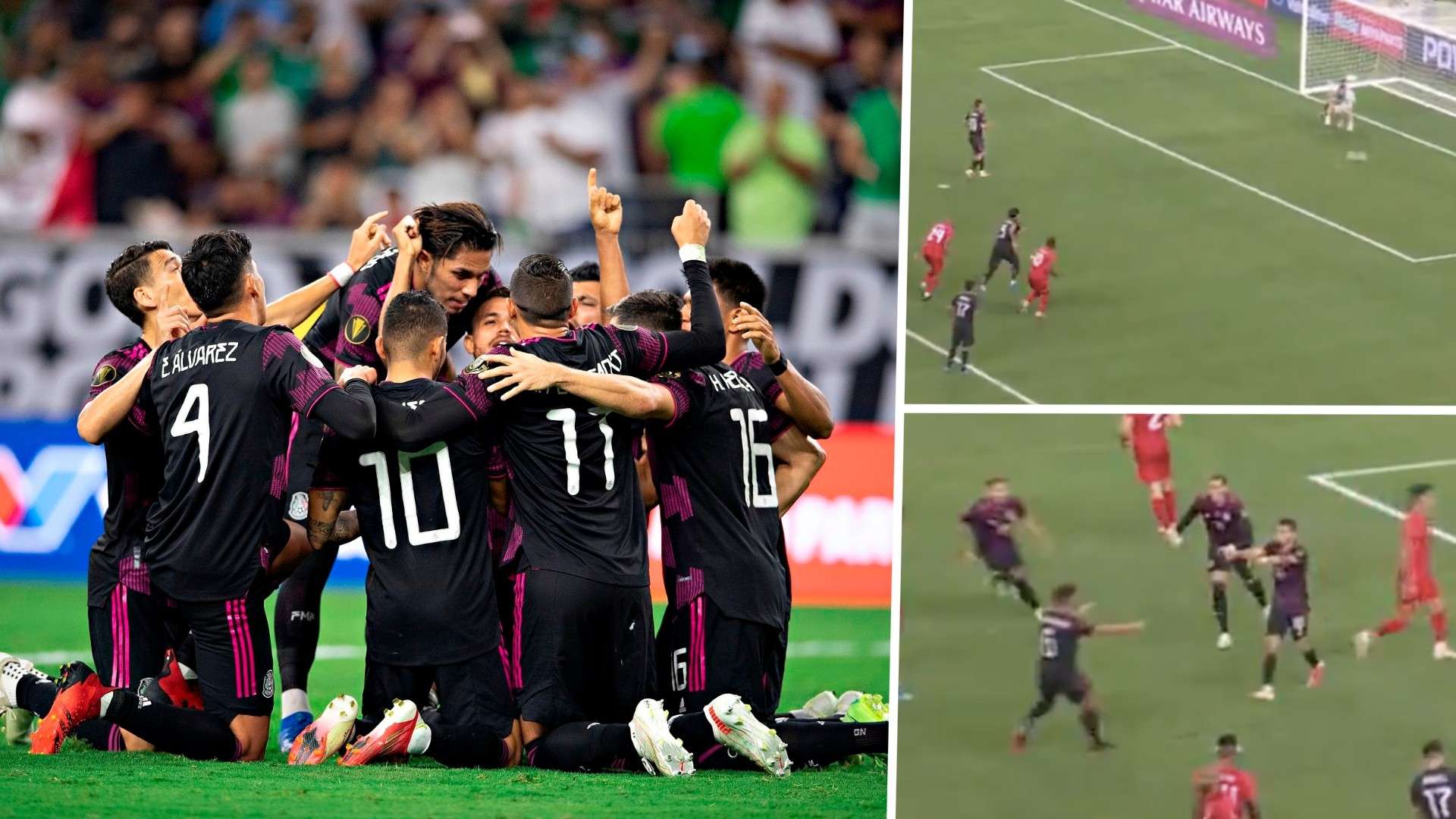 Default Alt Text: Festejo Selección mexicana Jonathan Dos Santos