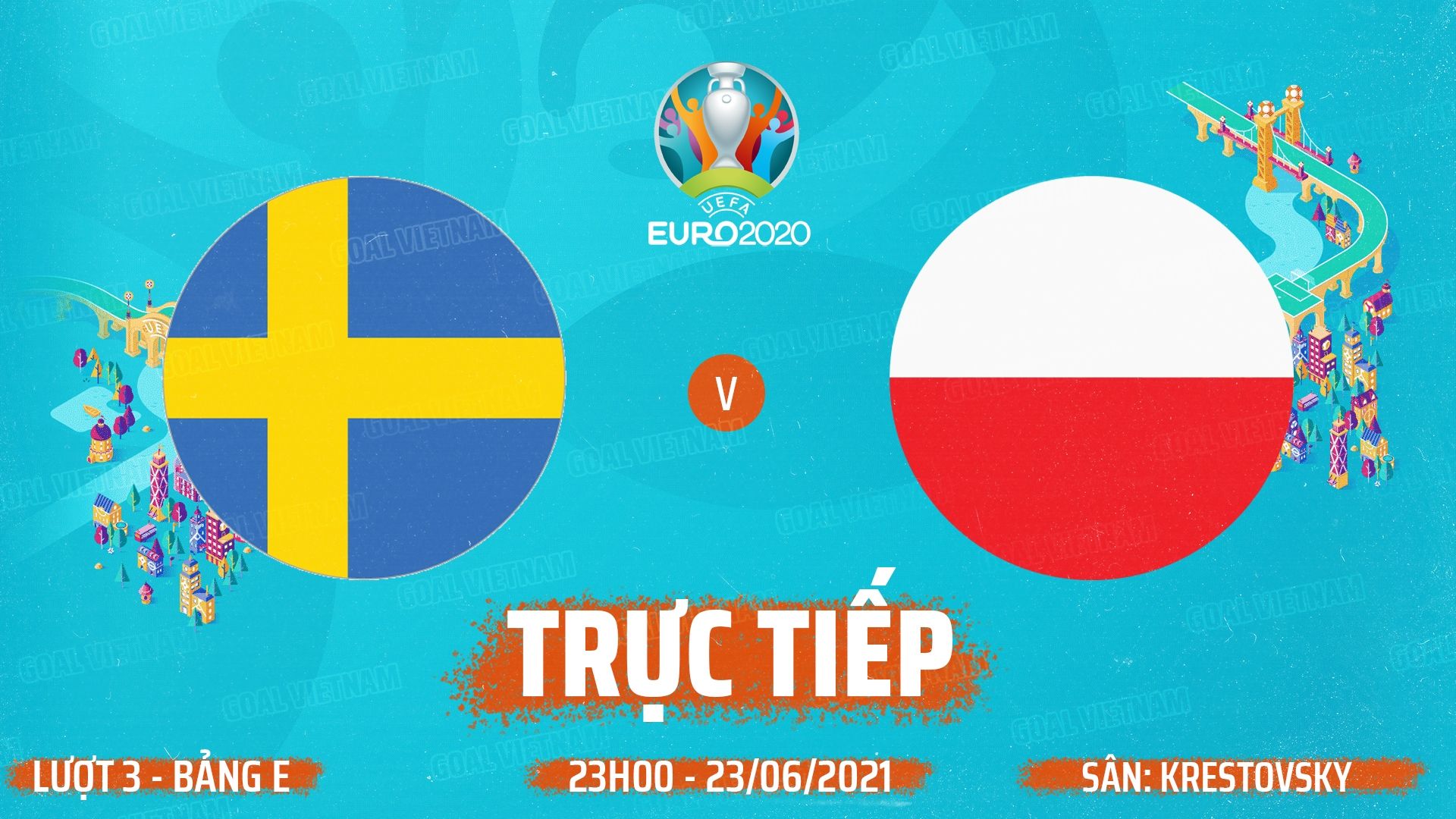 Live Sweden vs Poland Euro 2020 GFX