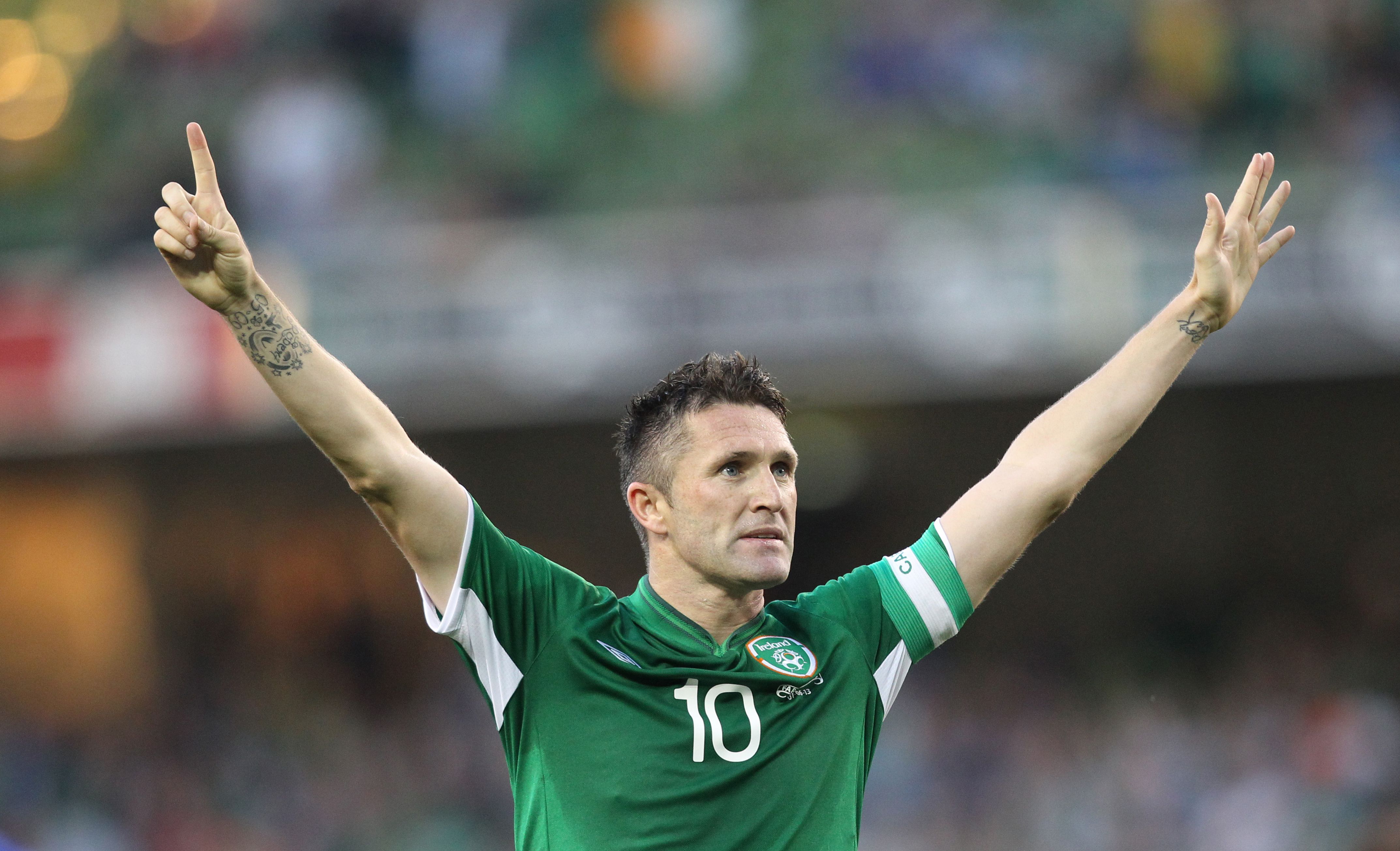 Ireland striker Robbie Keane
