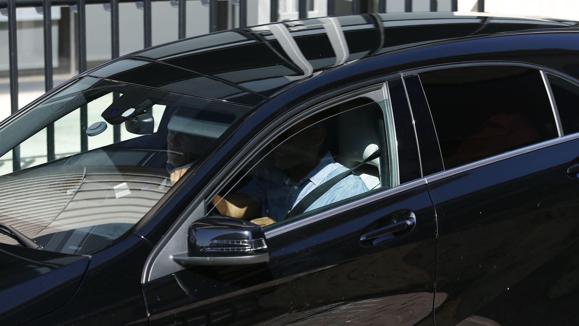 Cristiano Ronaldo arrival to Madrid Court