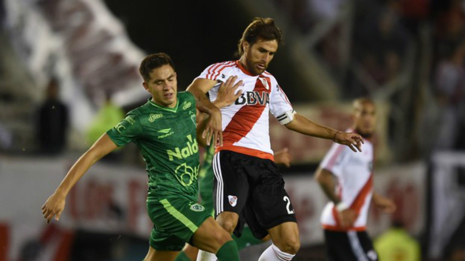 Leonardo Ponzio Lucas Perez Godoy River Plate Sarmiento Primera Divsion Argentina 23042017