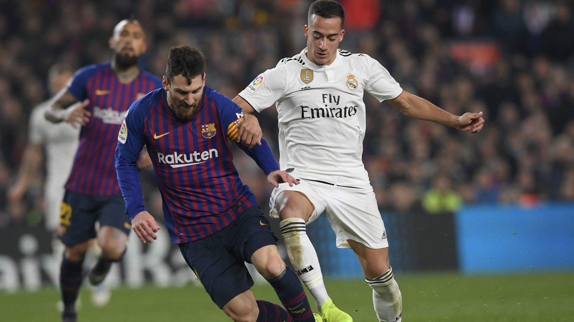 MESSI LUCAS VAZQUEZ BARCELONA REAL MADRID COPA DEL REY