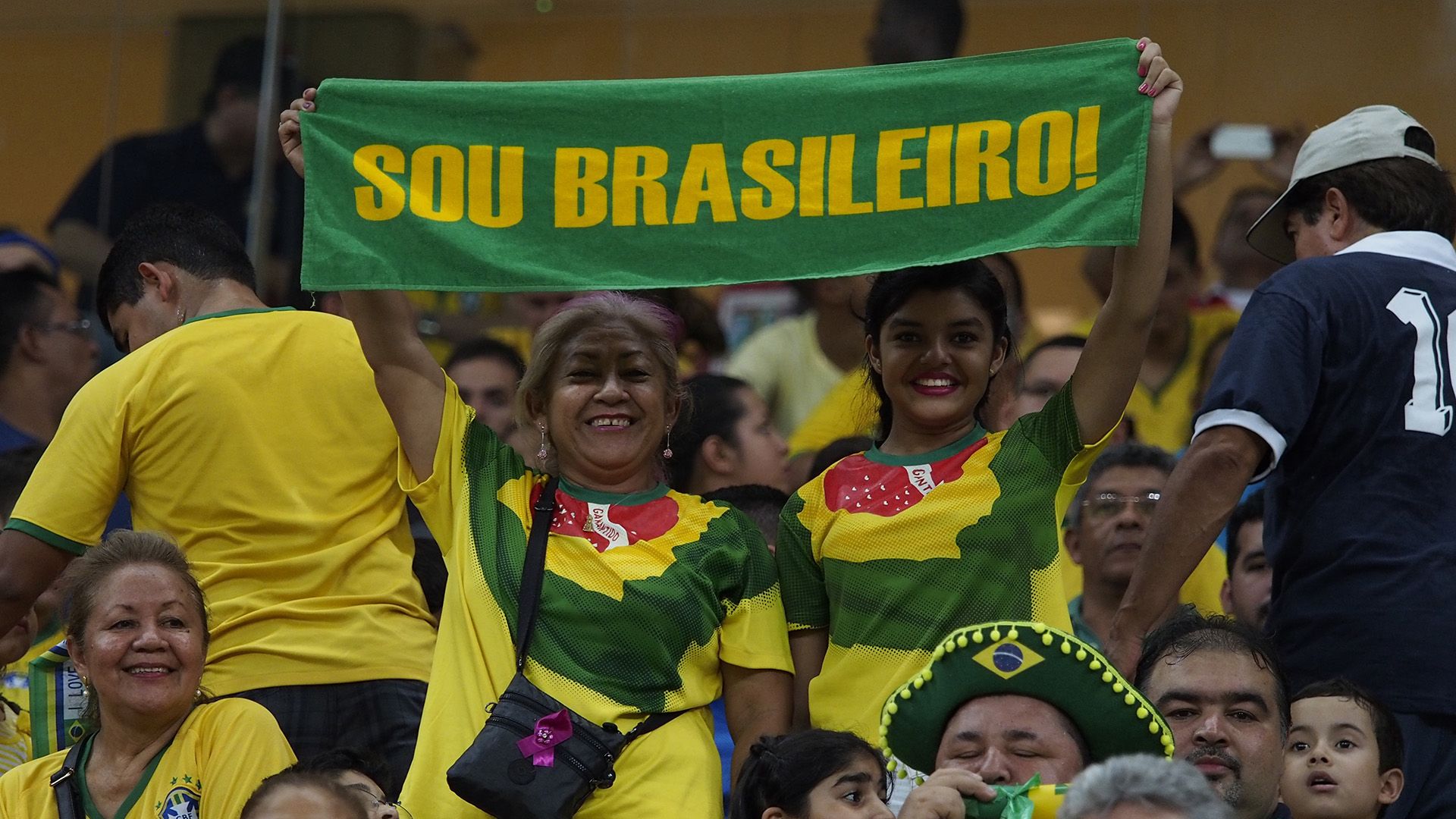 Brazil fans Brazil U23 Dominican Republic Friendly 09102015