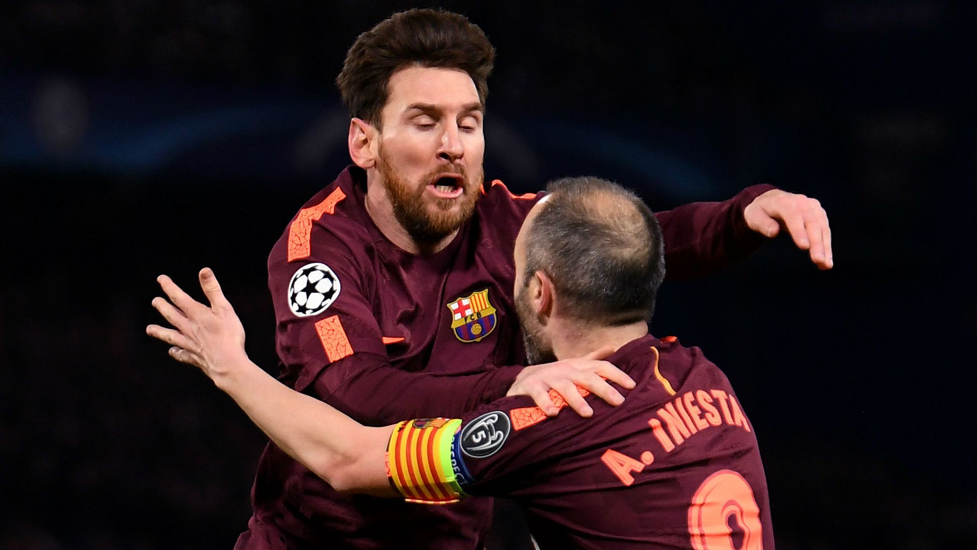 Lionel Messi, Andres Iniesta, Barcelona