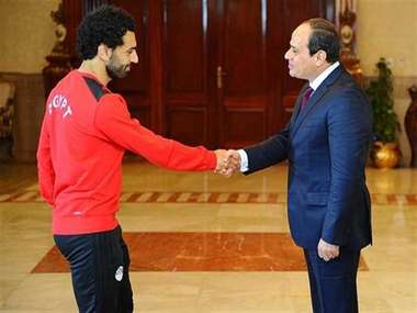 السيسي - محمد صلاح
