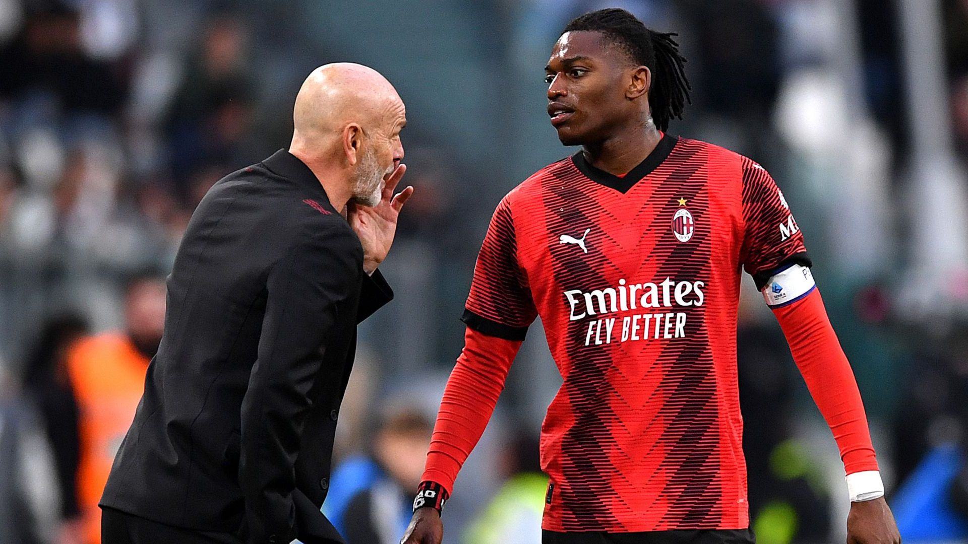 Stefano Pioli Rafa Leao Milan 2-1