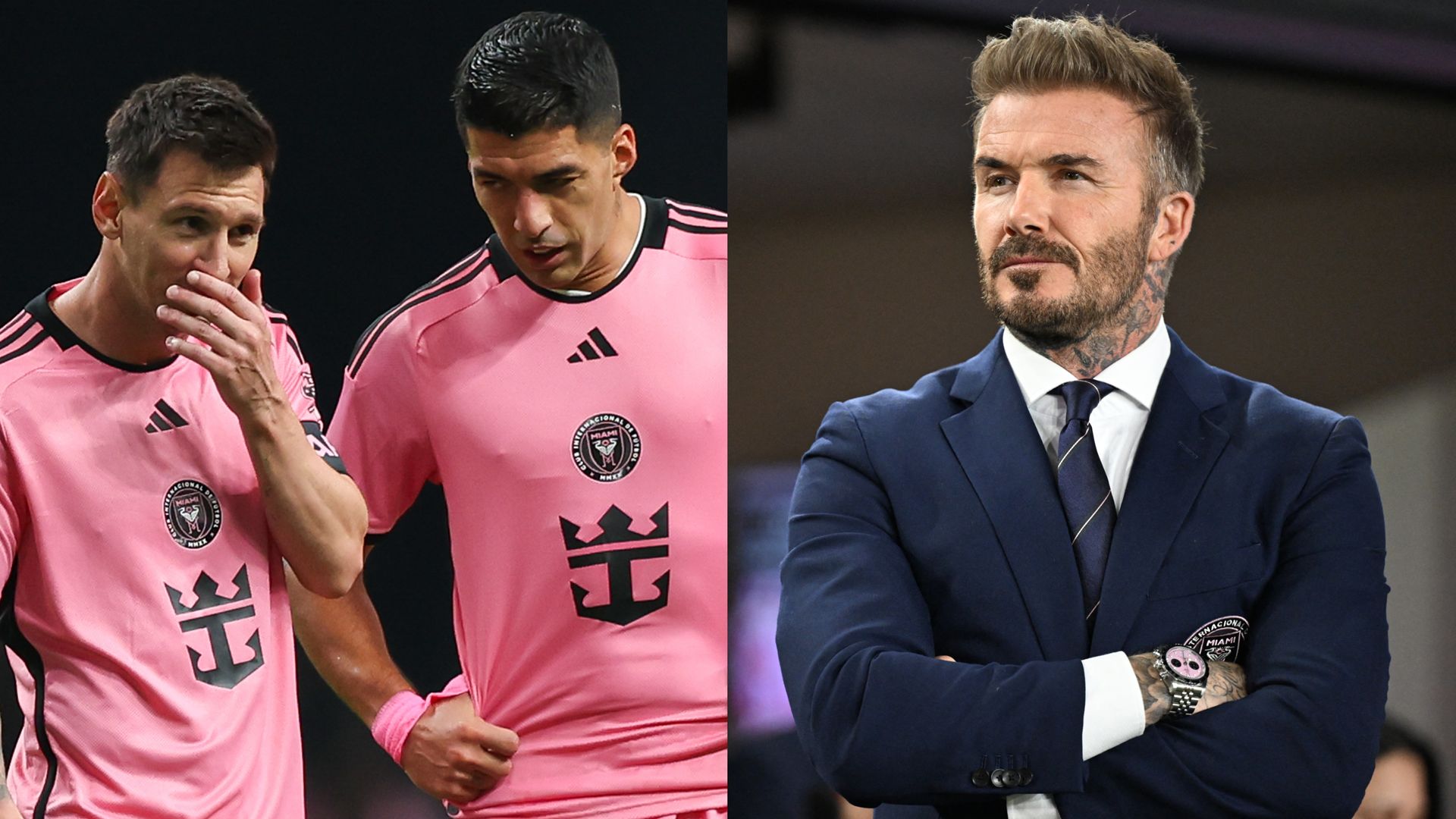 David Beckham Lionel Messi Luis Suarez