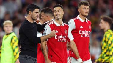 Mikel Arteta Gabriel Martinelli Ben White