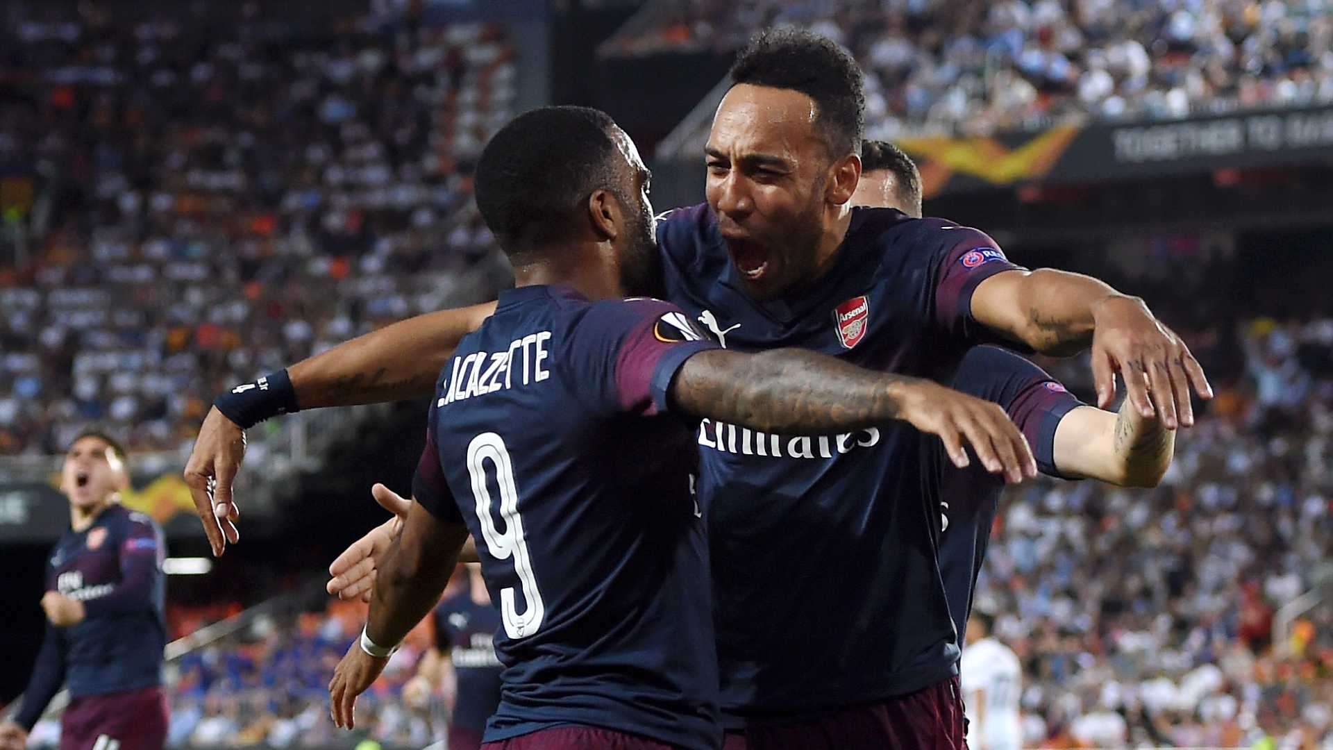2019-05-09 Pierre-Emerick Aubameyang Alexandre Lacazette