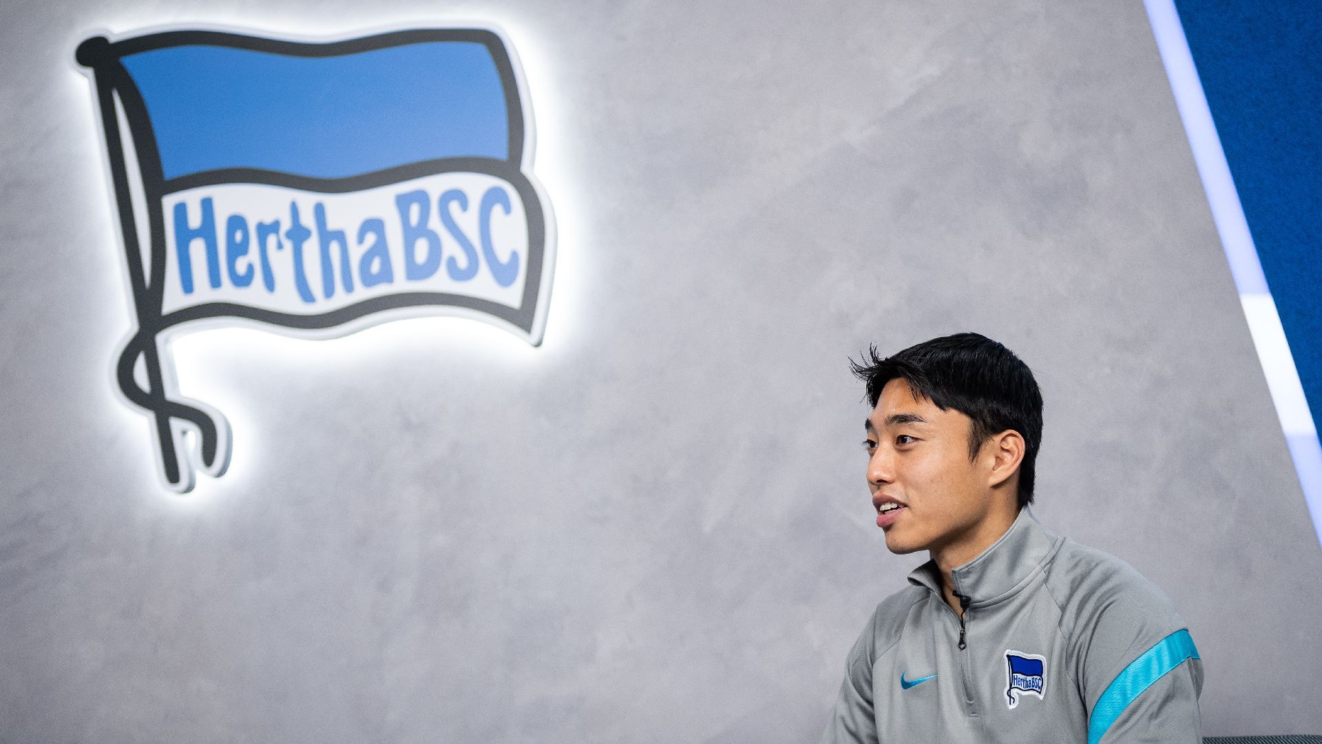 이동준, 헤르타 구단과 입단 인터뷰