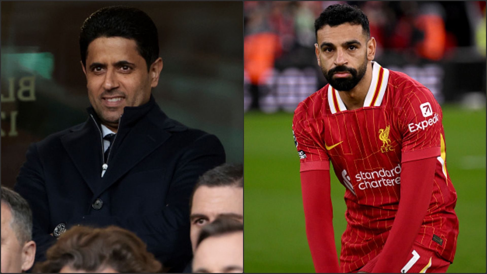 Nasser Al-Khelaifi Mohamed Salah
