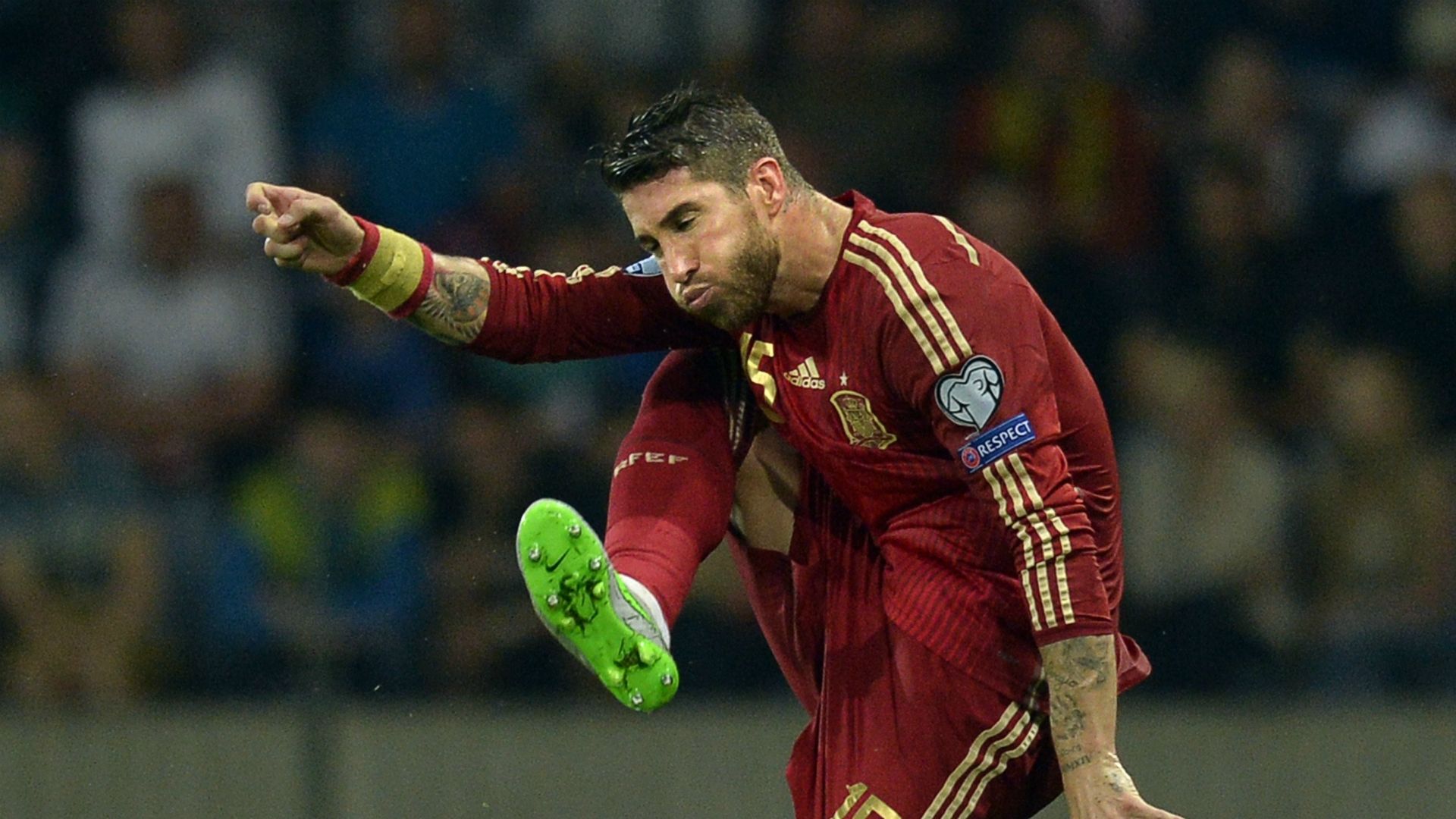 Sergio Ramos Belarus Spain 06142015