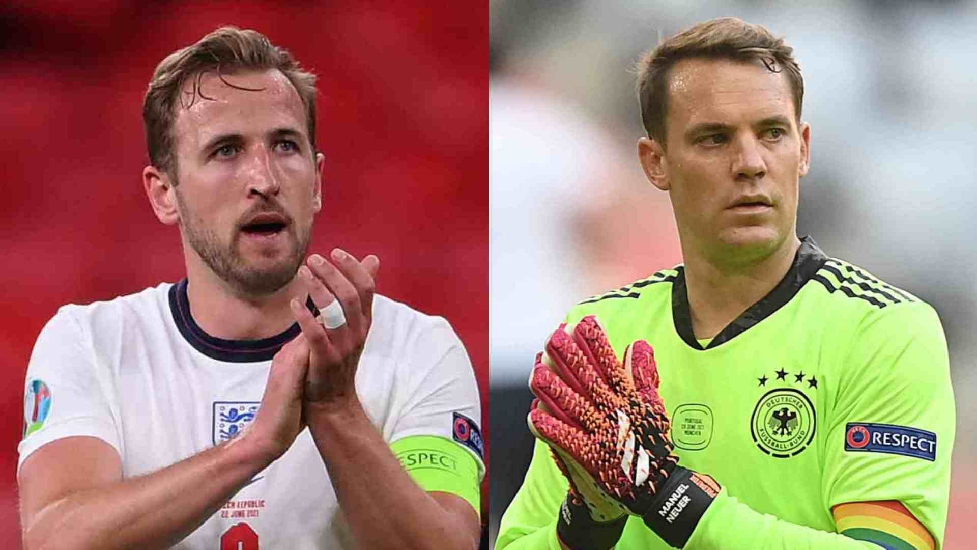 England Kane Germany Neuer