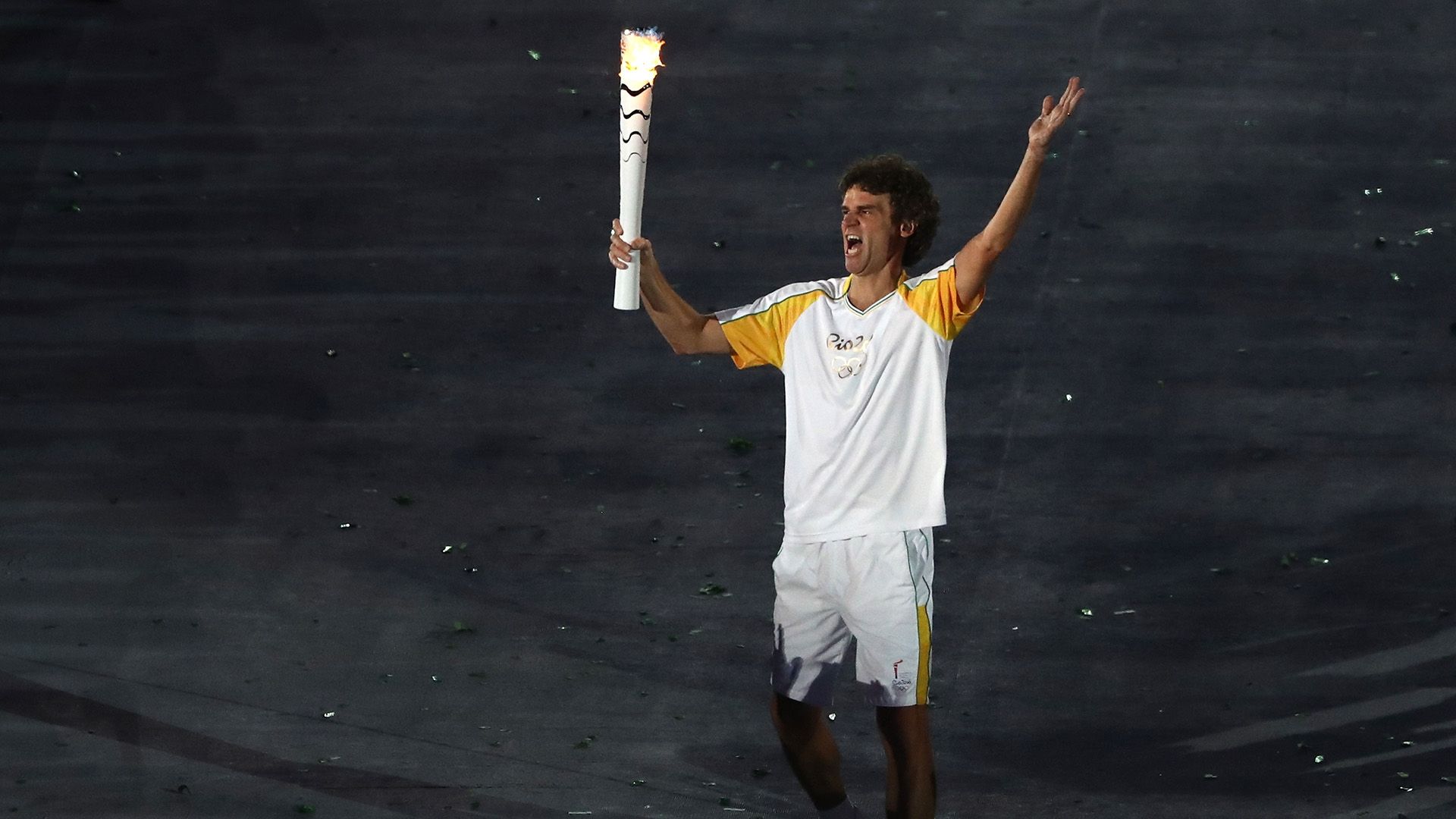 Gustavo Kuerten Guga Rio 2016 Games Opening Ceremony 05082016