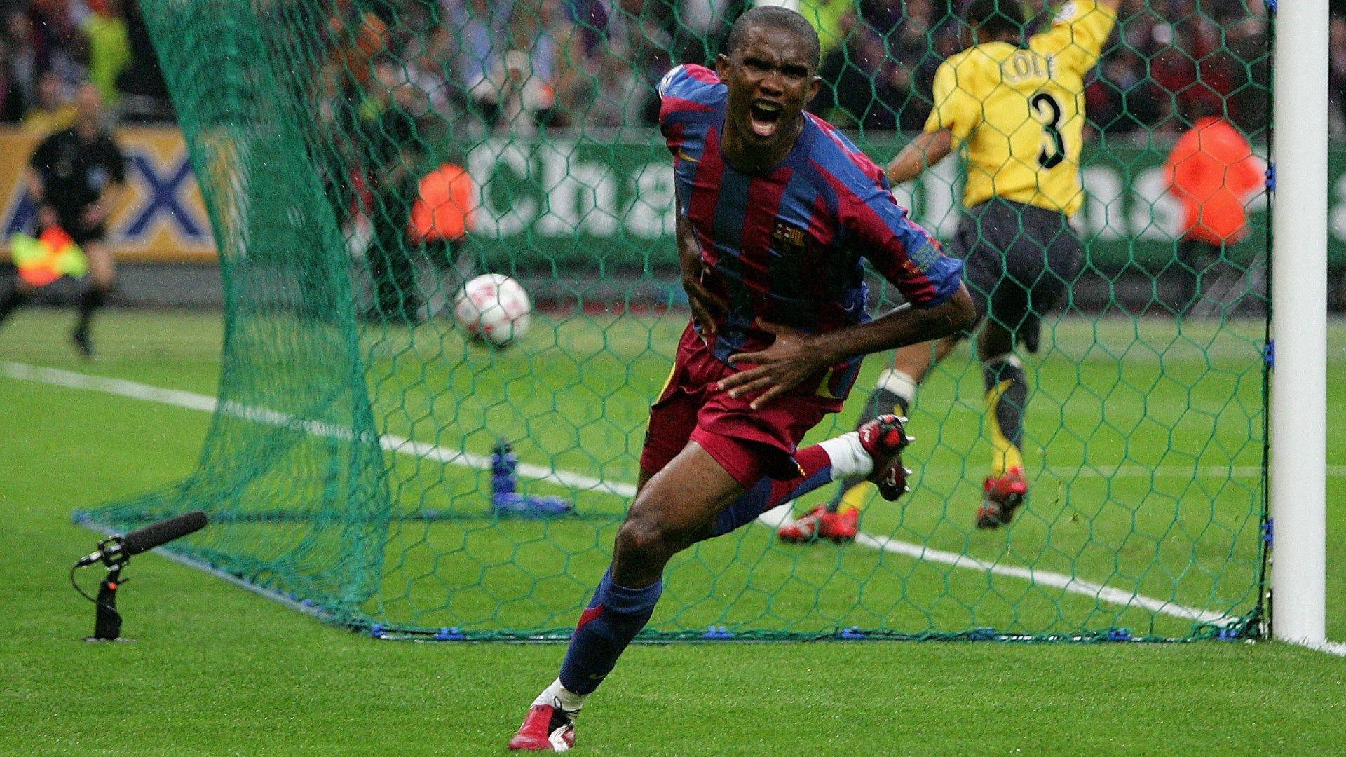Samuel Eto'o Barcelona Arsenal Champions League 2006