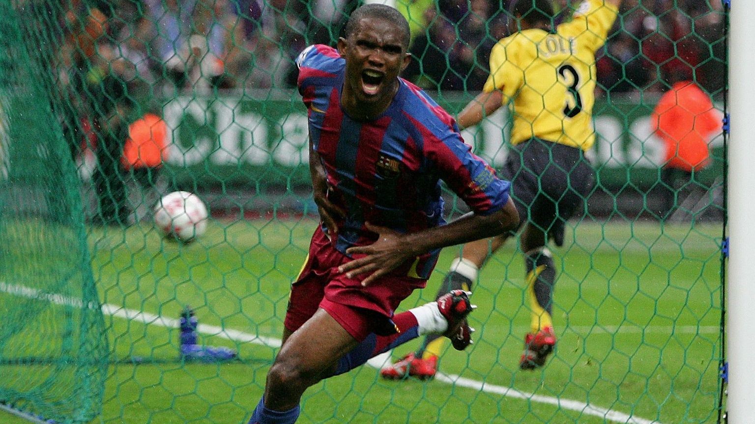 Samuel Eto'o Barcelona Arsenal Champions League 2006