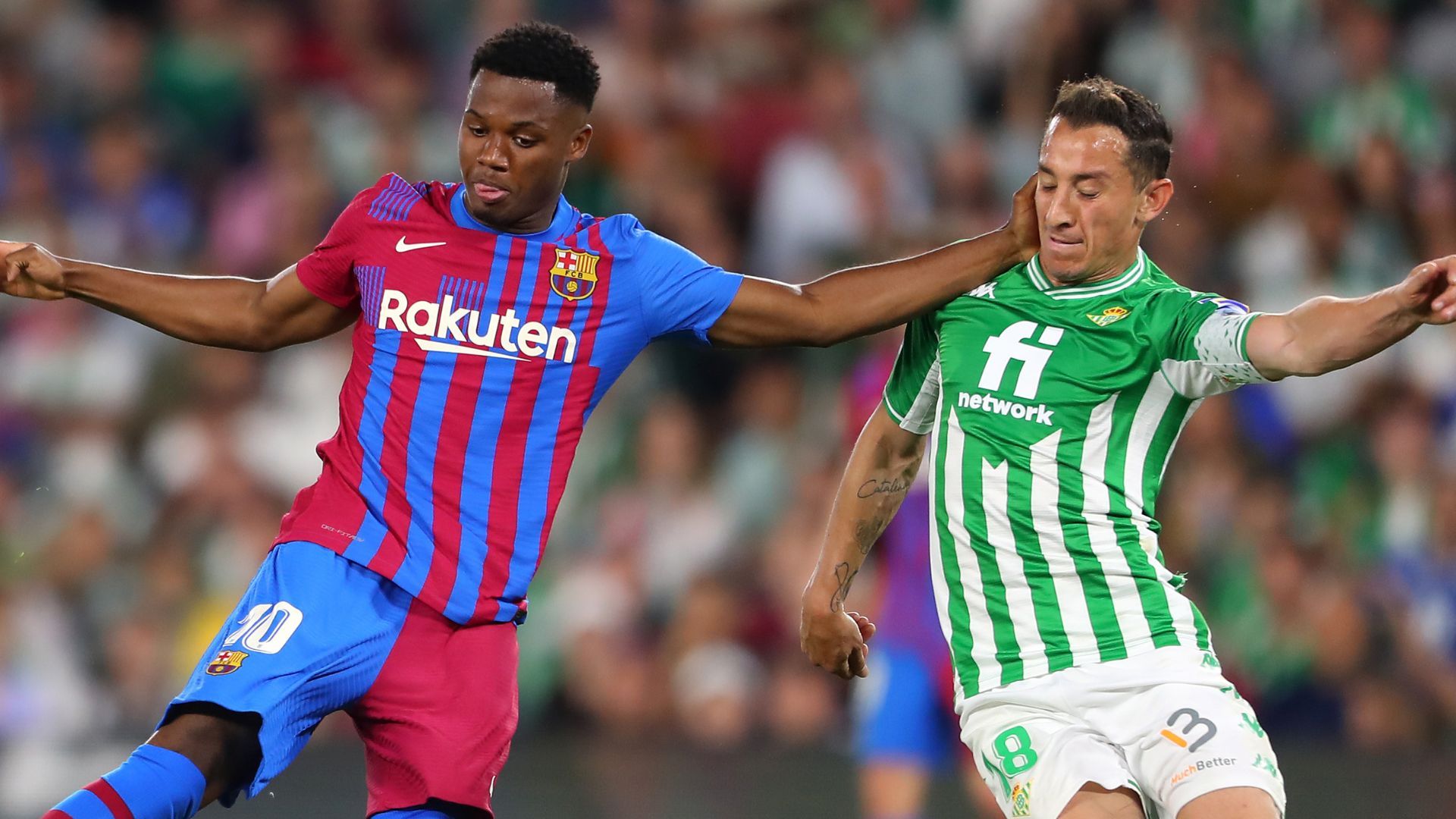 Ansu Fati Guardado Betis Barcelona liga 07052022