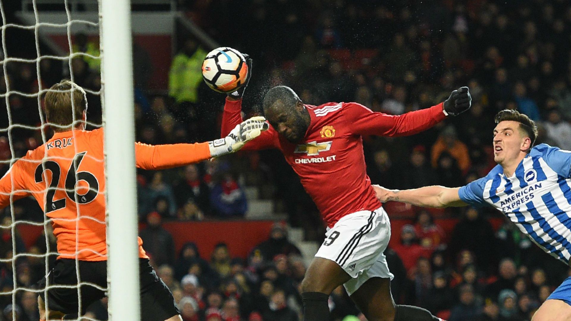 Romelu Lukaku Manchester United Brighton
