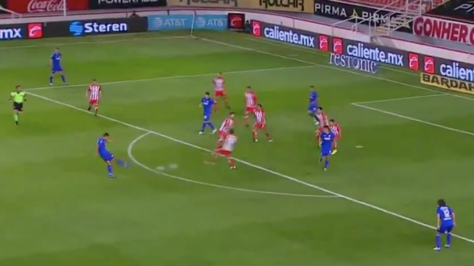 Golazo Romo Cruz Azul Necaxa