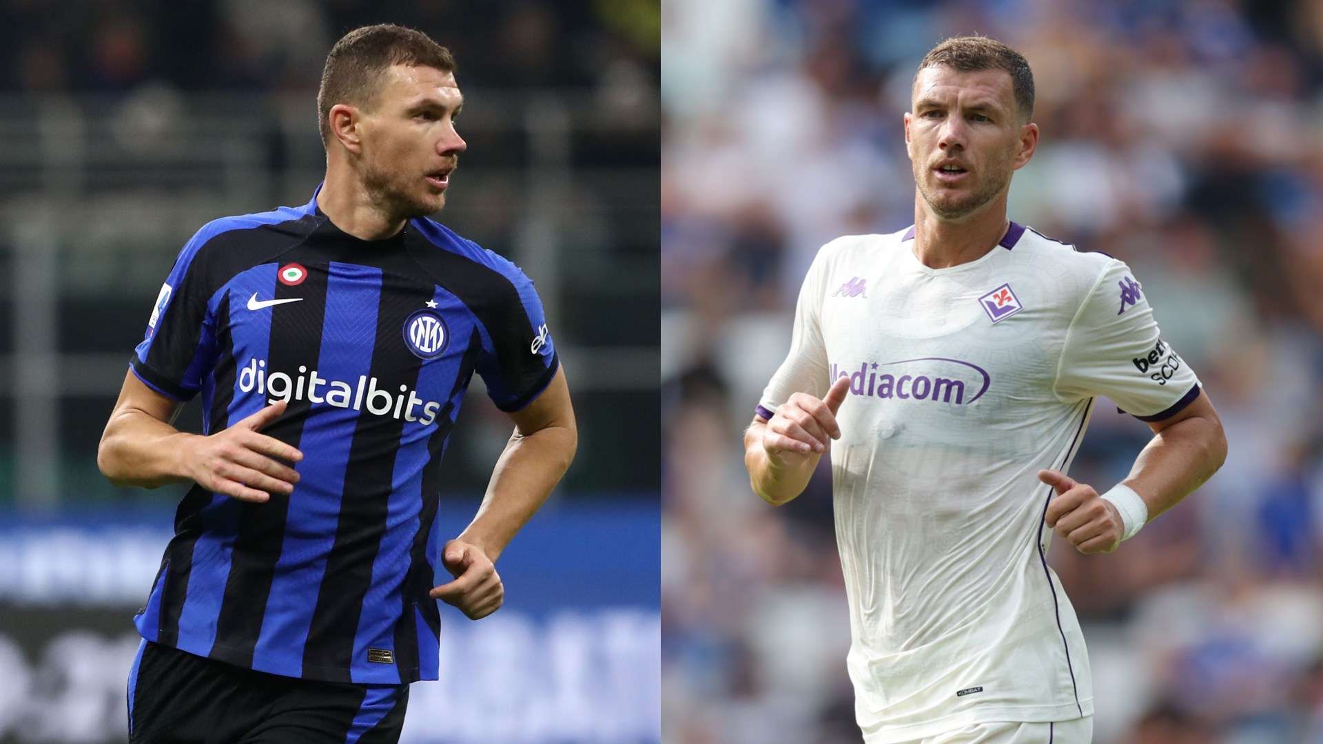 Edin Dzeko Inter Fiorentina
