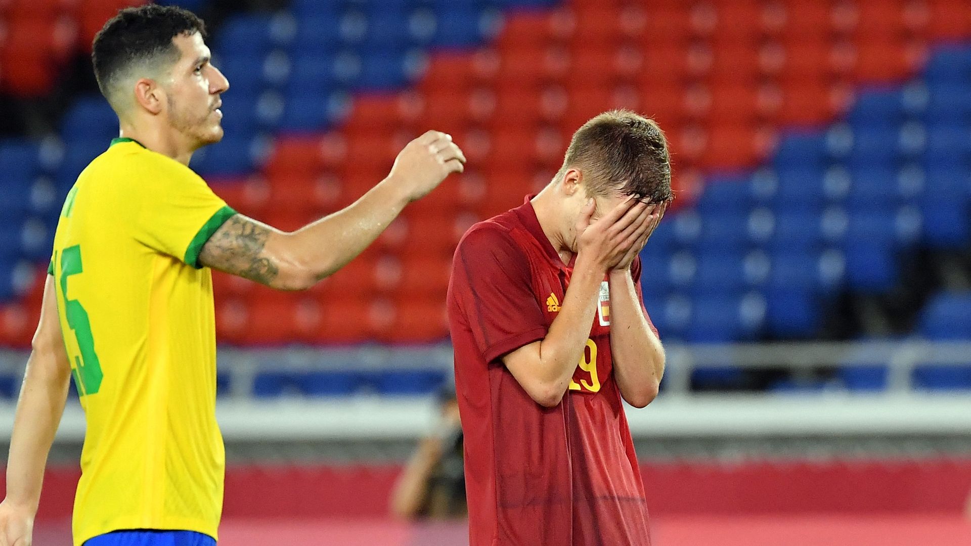 Olmo en el Brasil vs. España, Juegos Olímpicos
