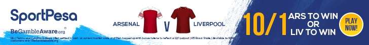 Arsenal Liverpool SportPesa offer