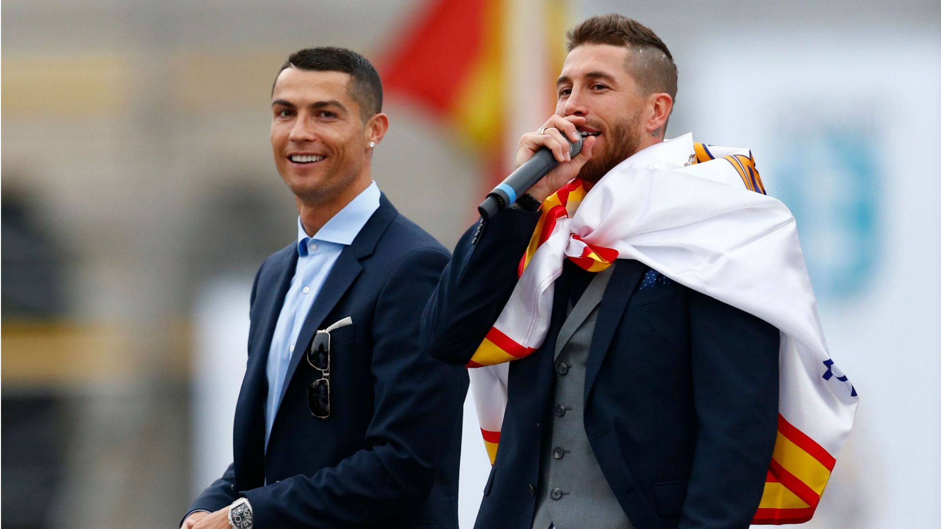 Cristiano Ronaldo Sergio Ramos Real Madrid