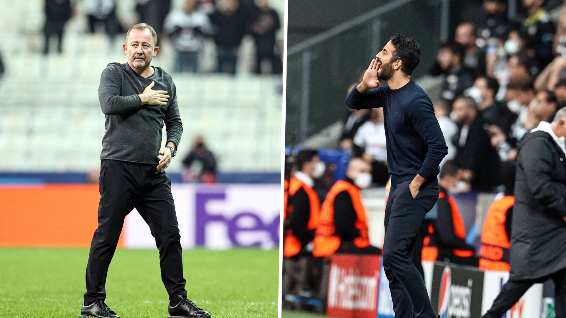 Ruben Amorim Sergen Yalçın Beşiktaş vs Sporting 10192021