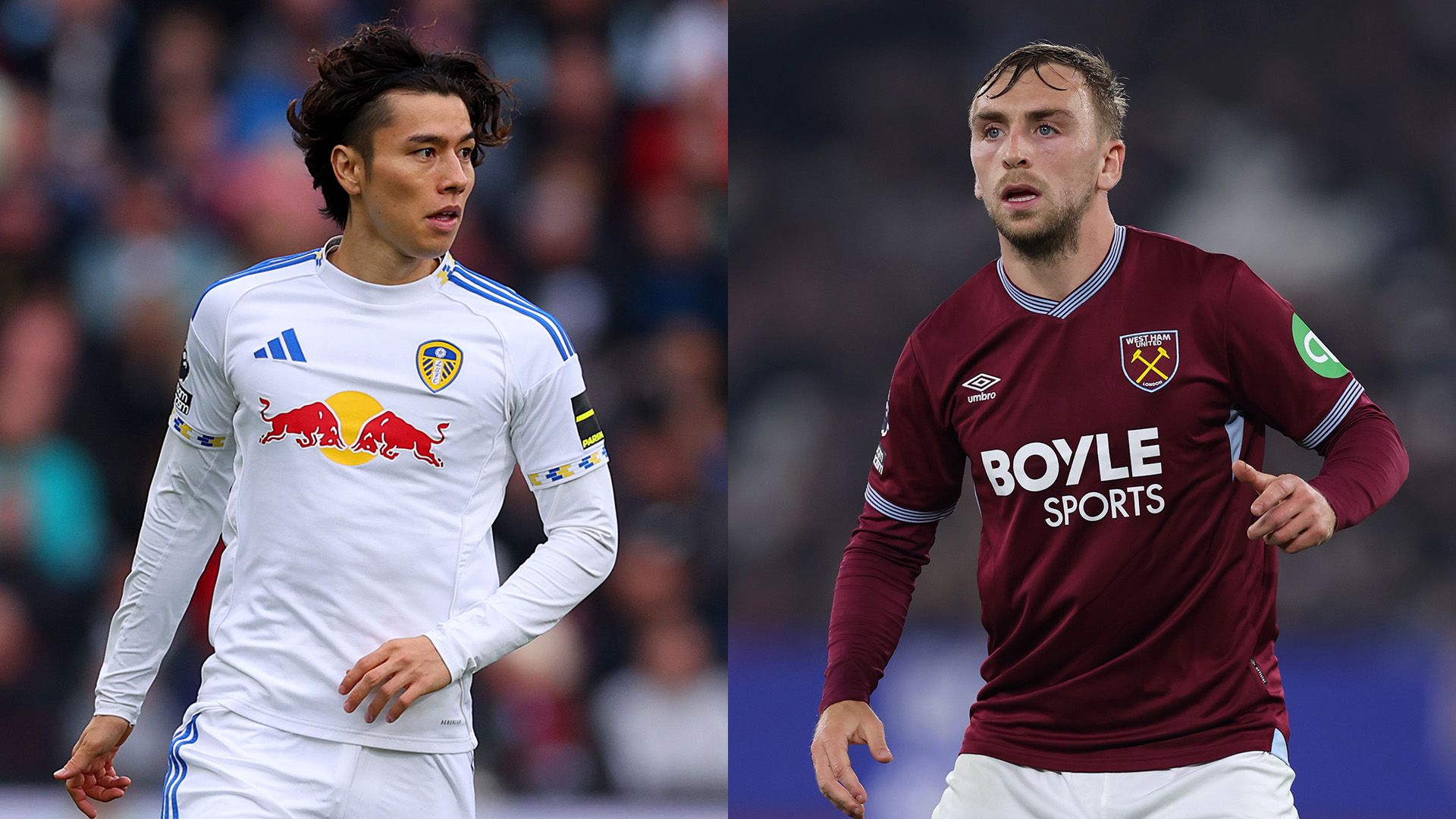 10月25日】リーズ対ウェストハムの放送/配信予定 プレミアリーグ第9節