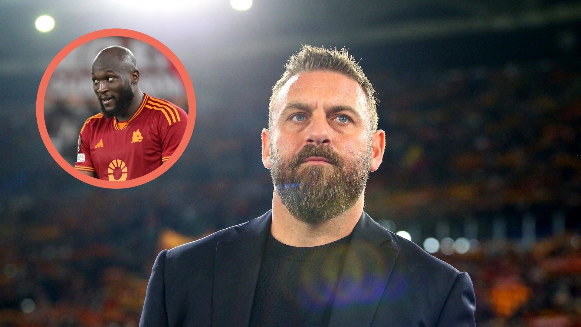 De Rossi Lukaku Roma