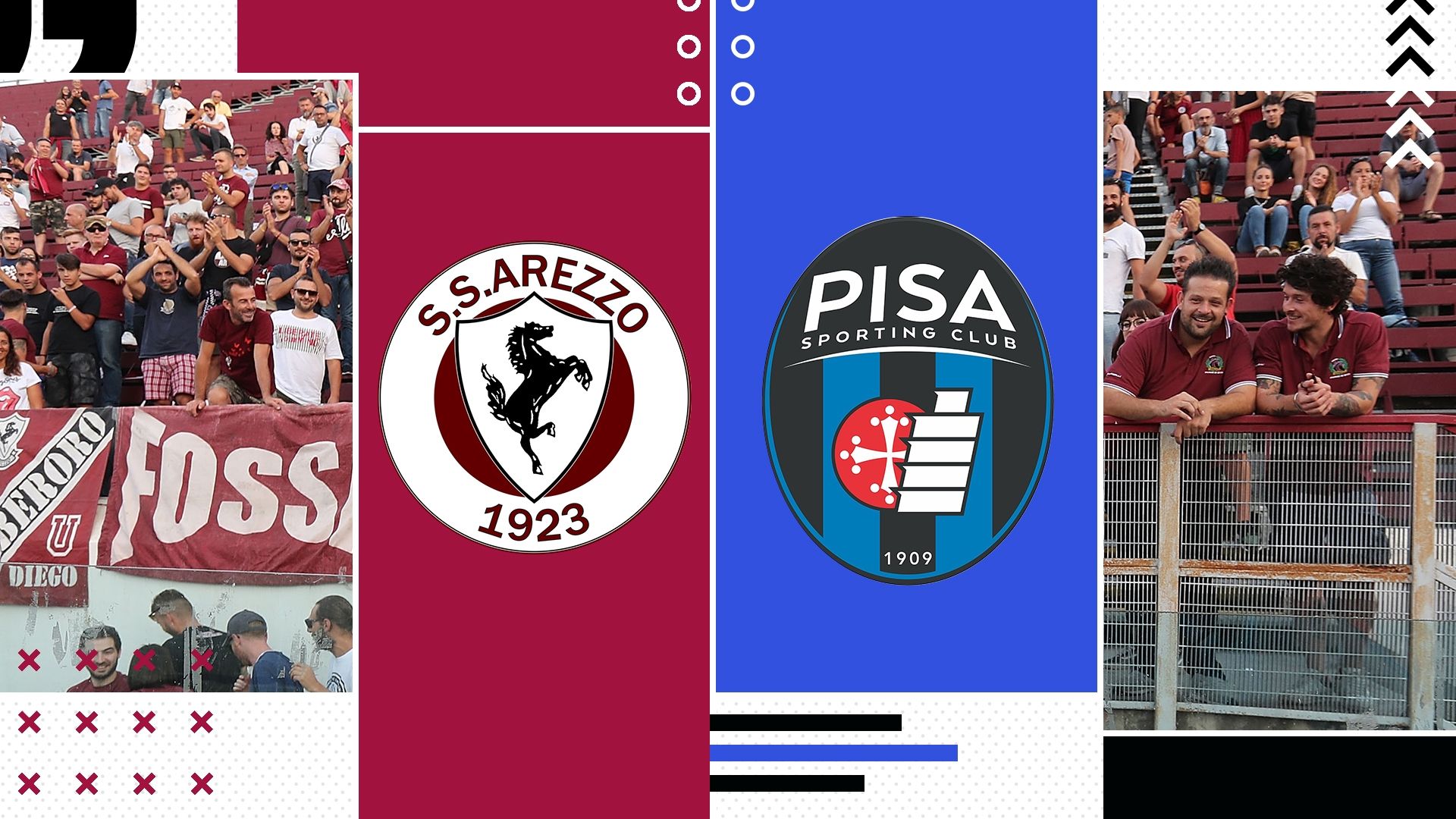 Arezzo-Pisa tv streaming