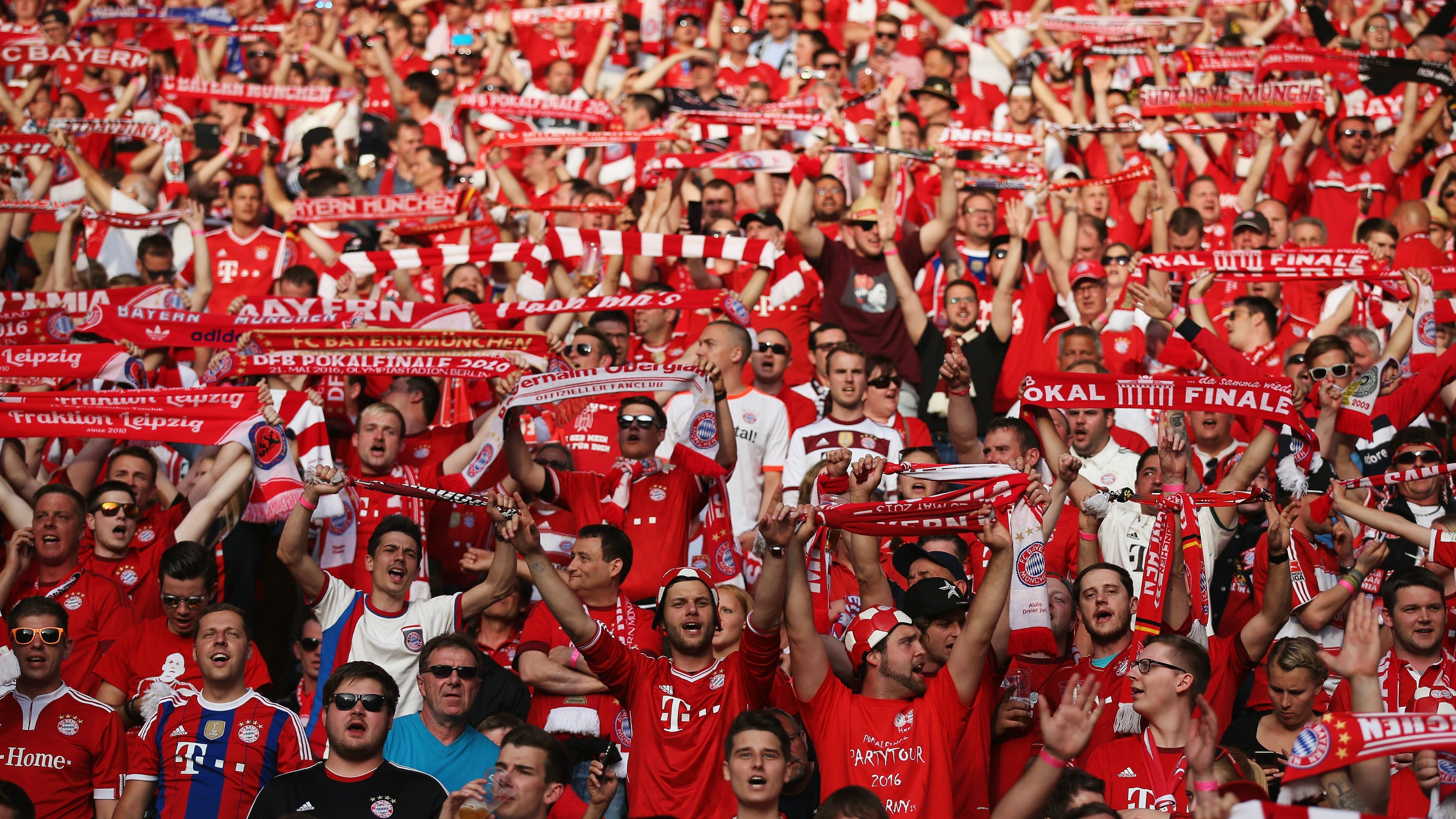 Bayern Fans DFB-Pokal 05212016