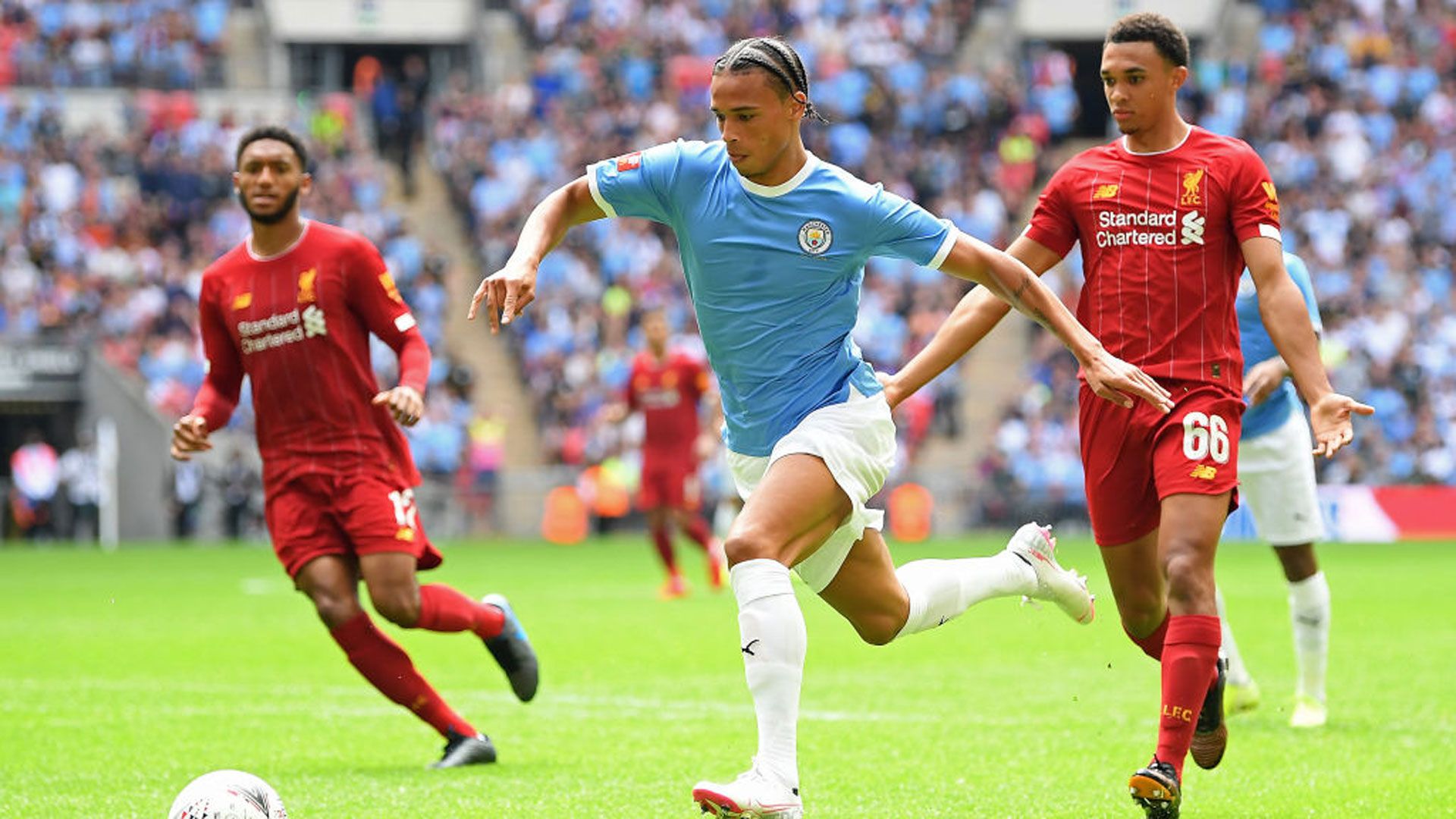 Leroy Sane FC Liverpool Manchester City Community Shield 040819