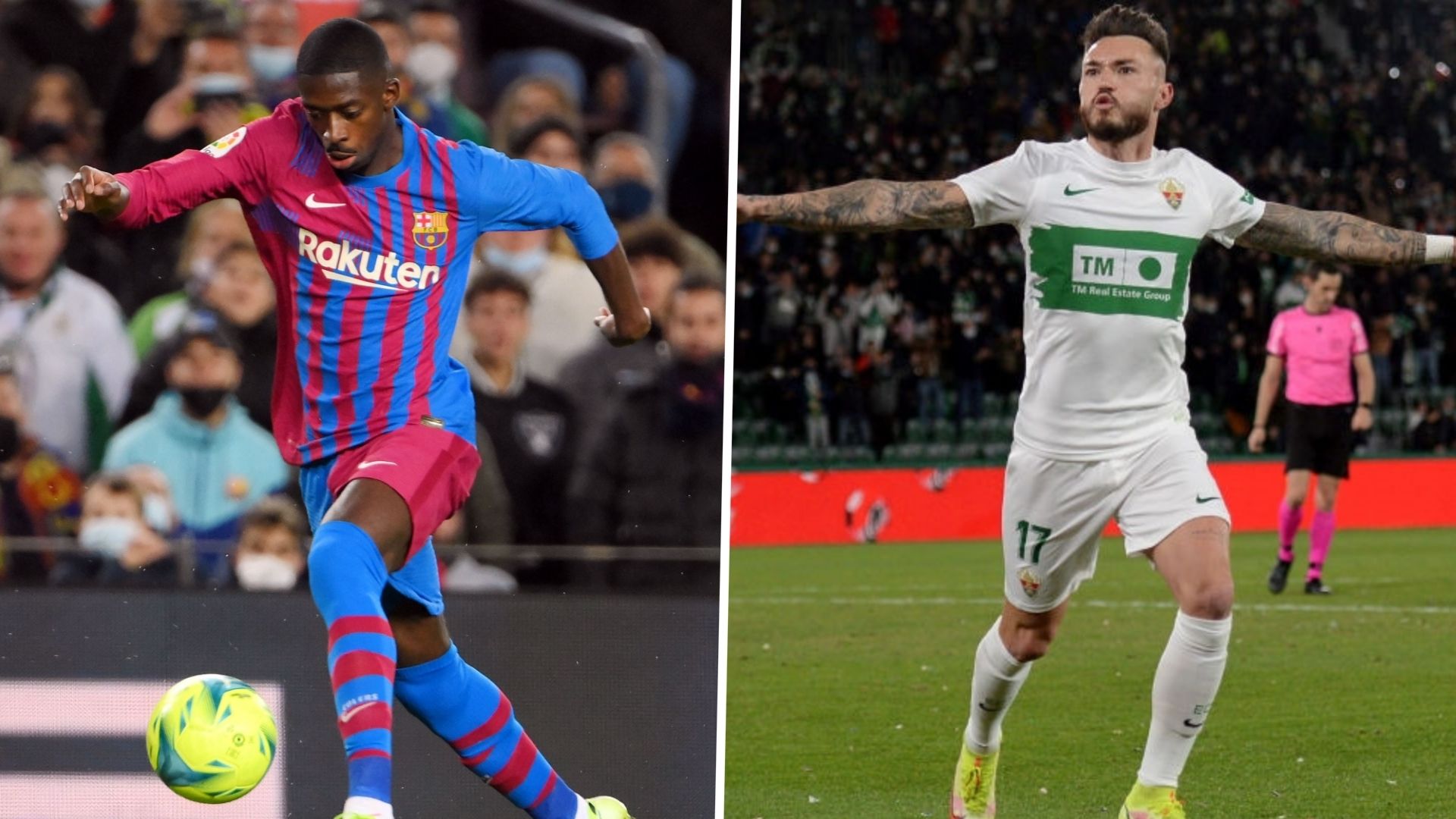 Transmisión en directo online el partido Barcelona vs Elche por la Fecha 18 de LaLiga 2021-22