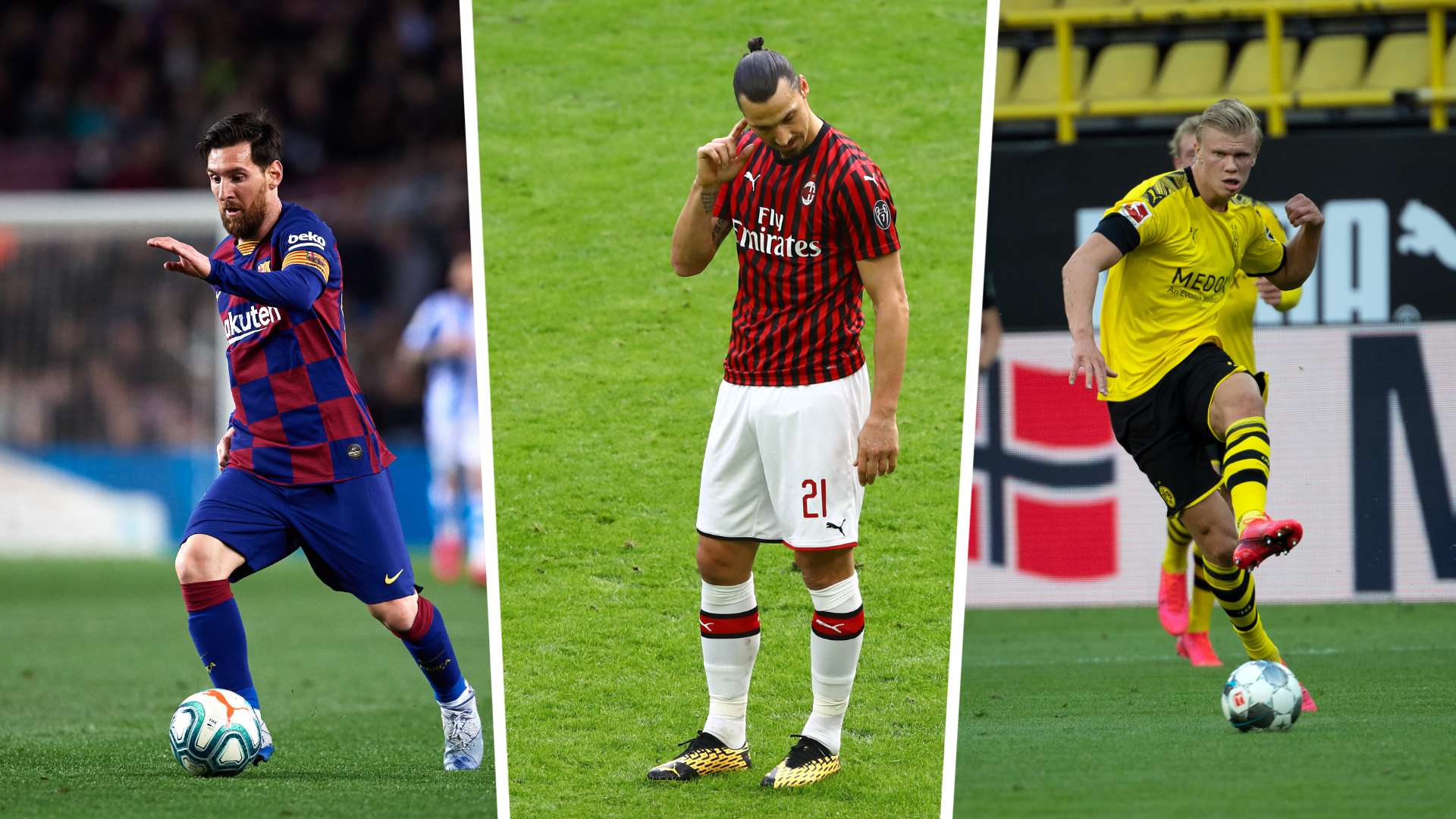 Messi Ibrahimovic Haaland